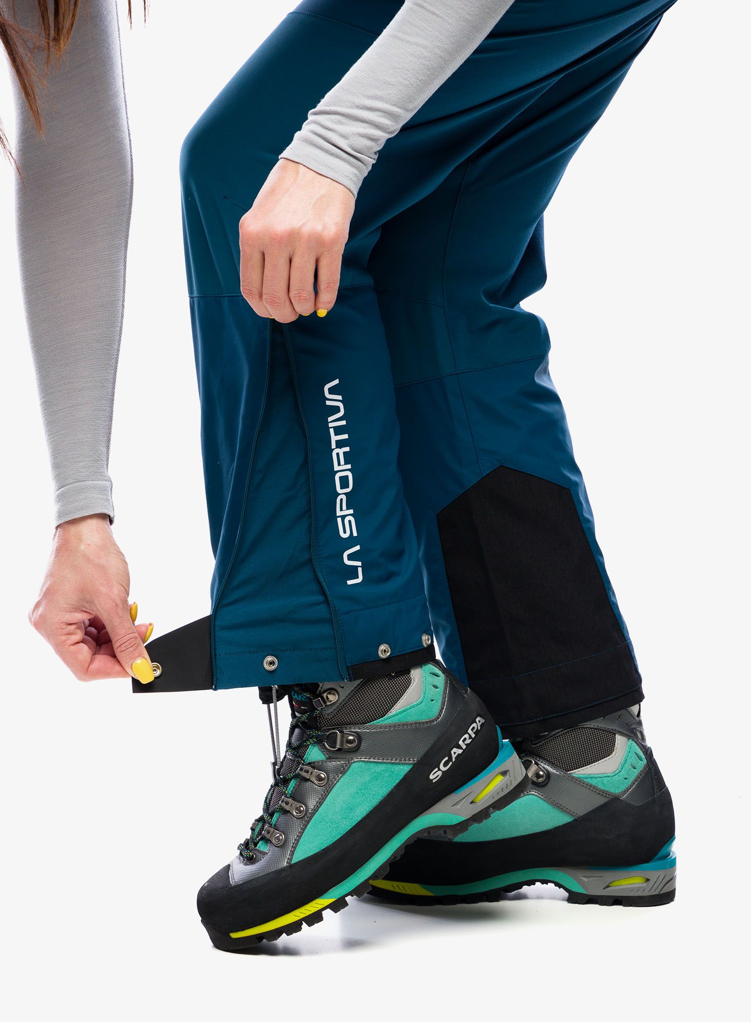 Softshellové kalhoty dámské La Sportiva Alpine Guide Softshell Pant - storm blue