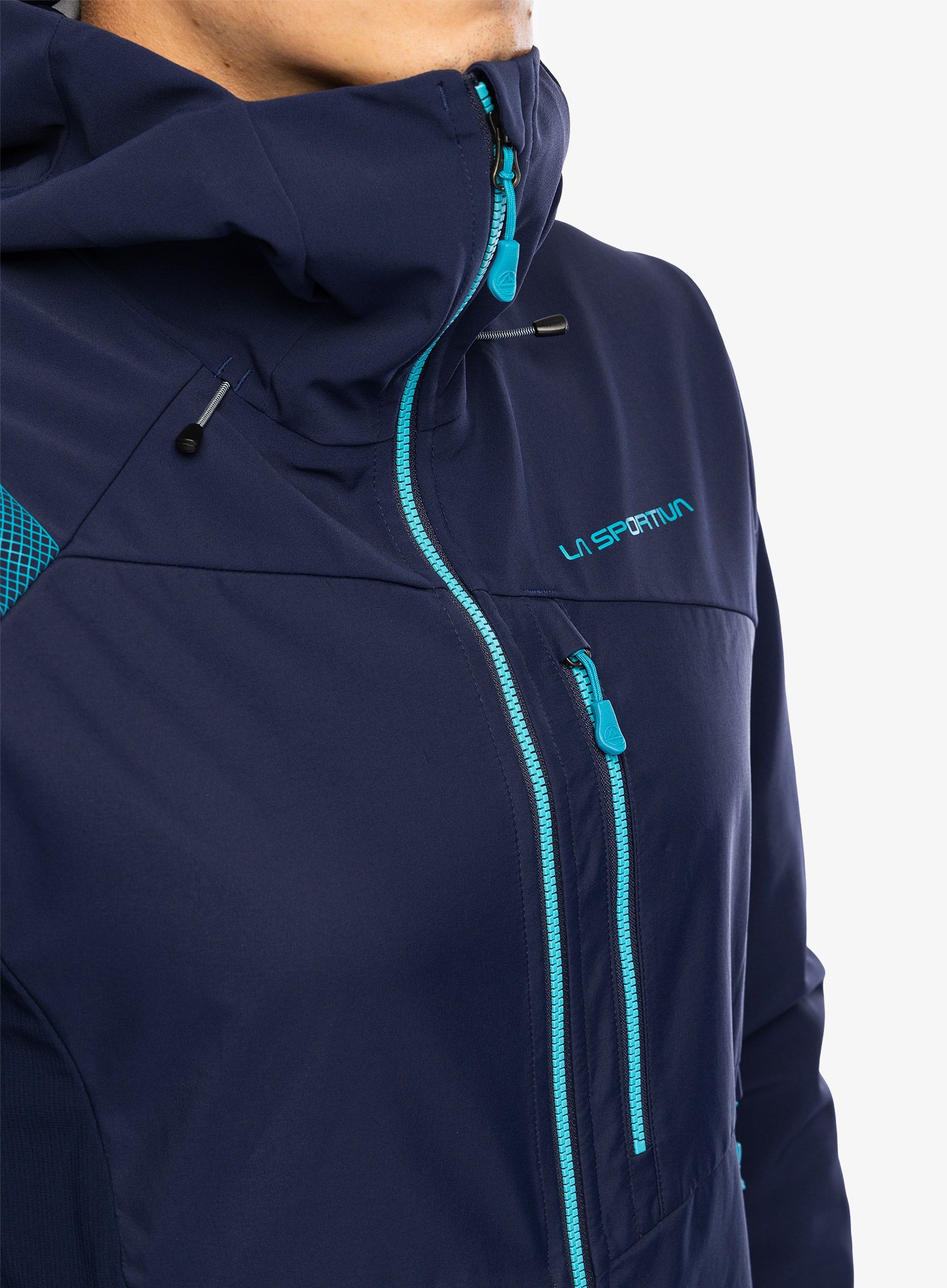 Softshellová bunda La Sportiva Alpine Guide Windstopper Jacket - deep sea
