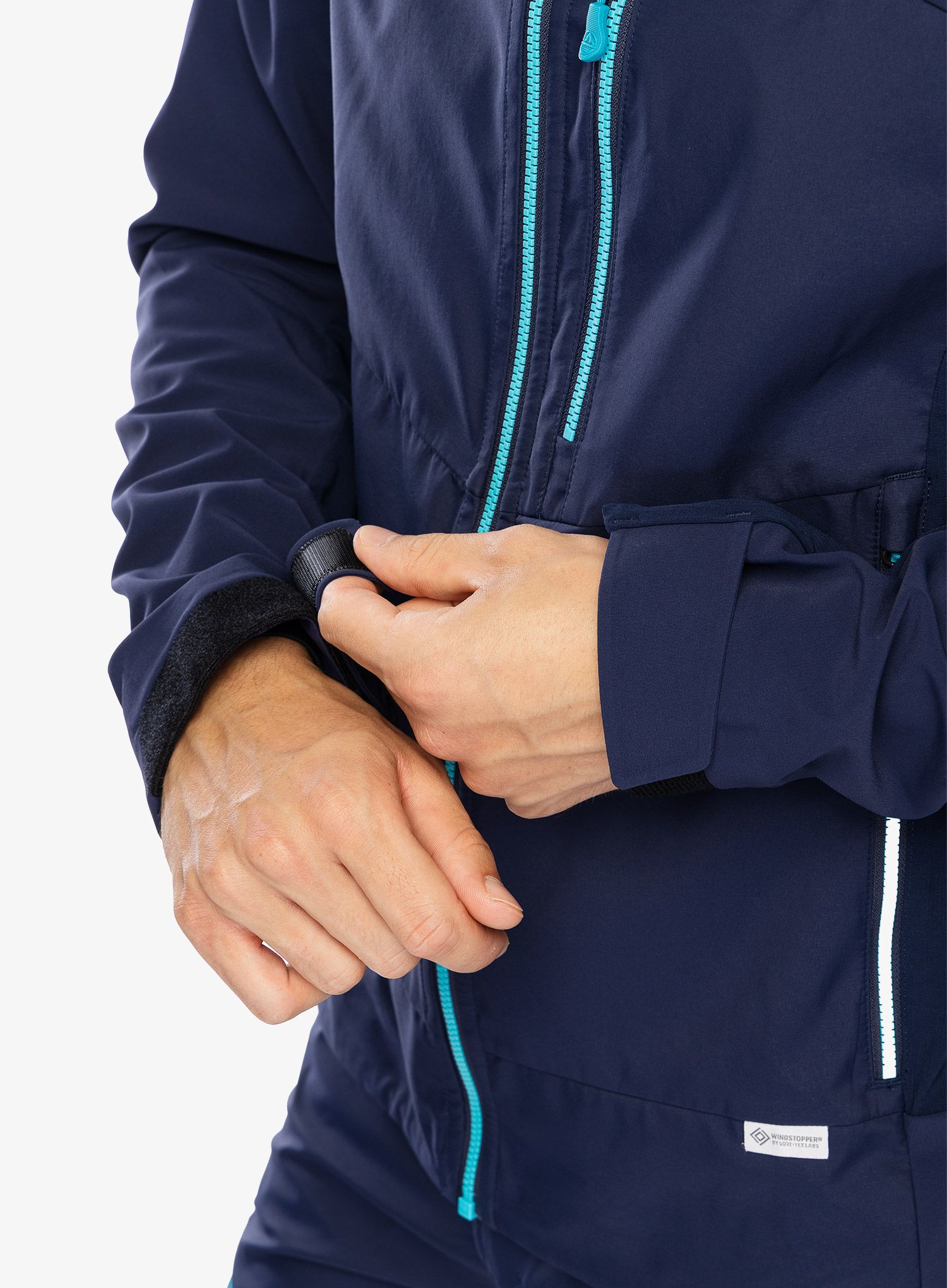 Softshellová bunda La Sportiva Alpine Guide Windstopper Jacket - deep sea