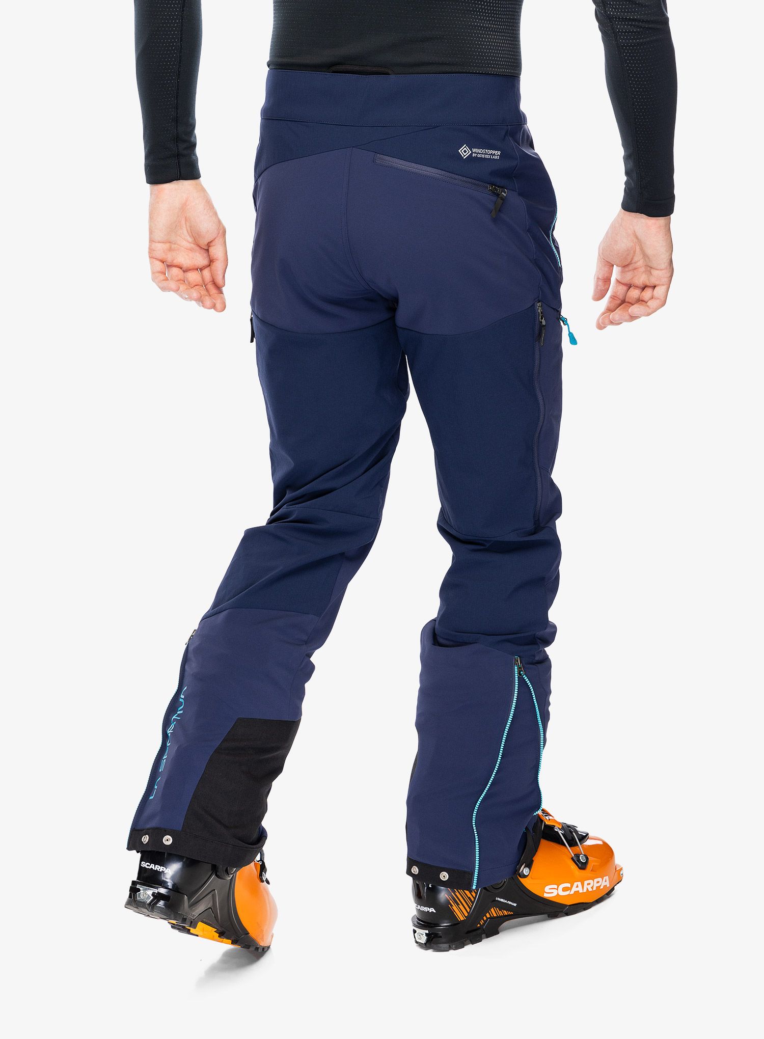 Softshell kalhoty La Sportiva Alpine Guide Windstopper Pant - deep sea