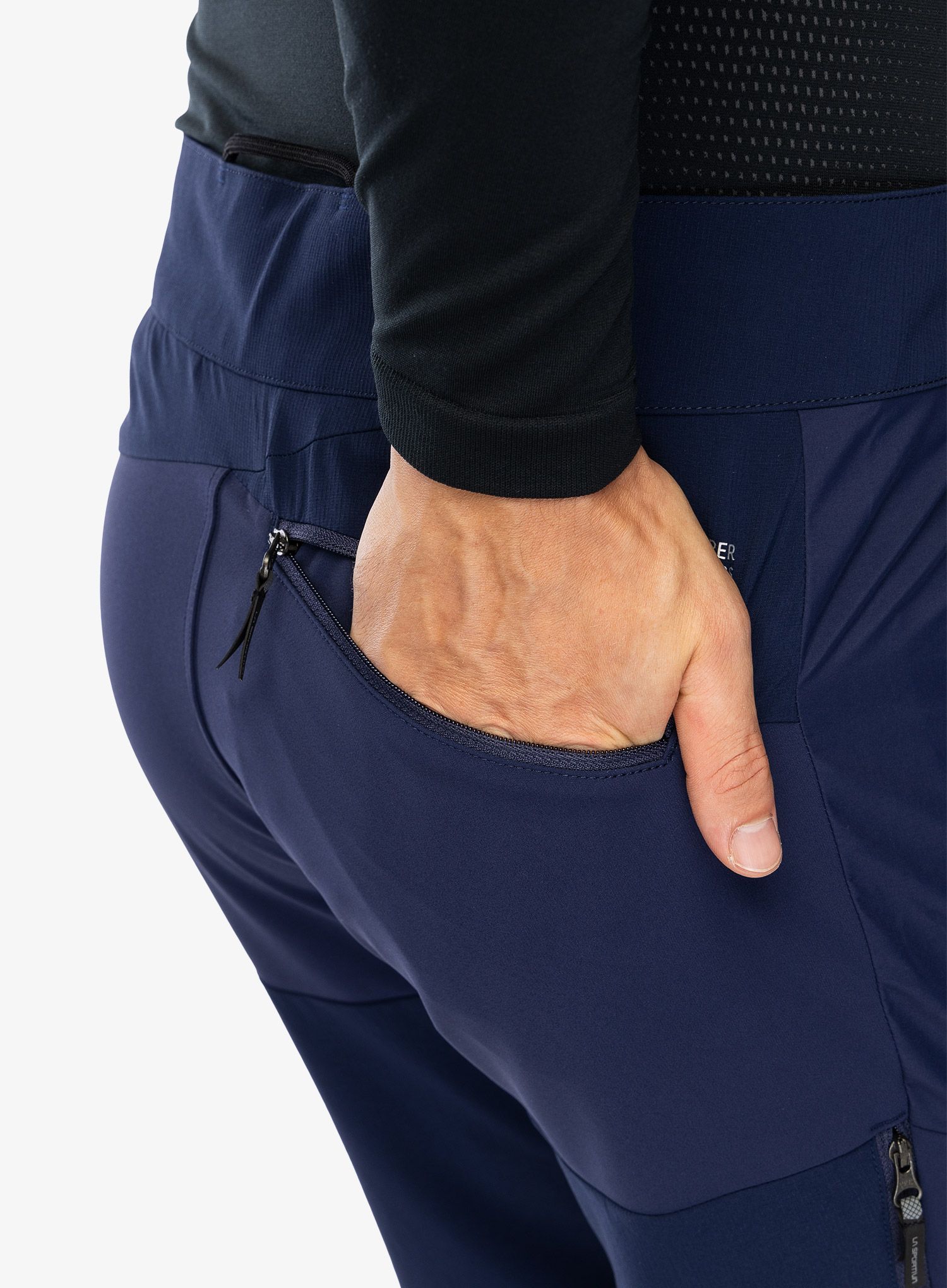 Softshell kalhoty La Sportiva Alpine Guide Windstopper Pant - deep sea