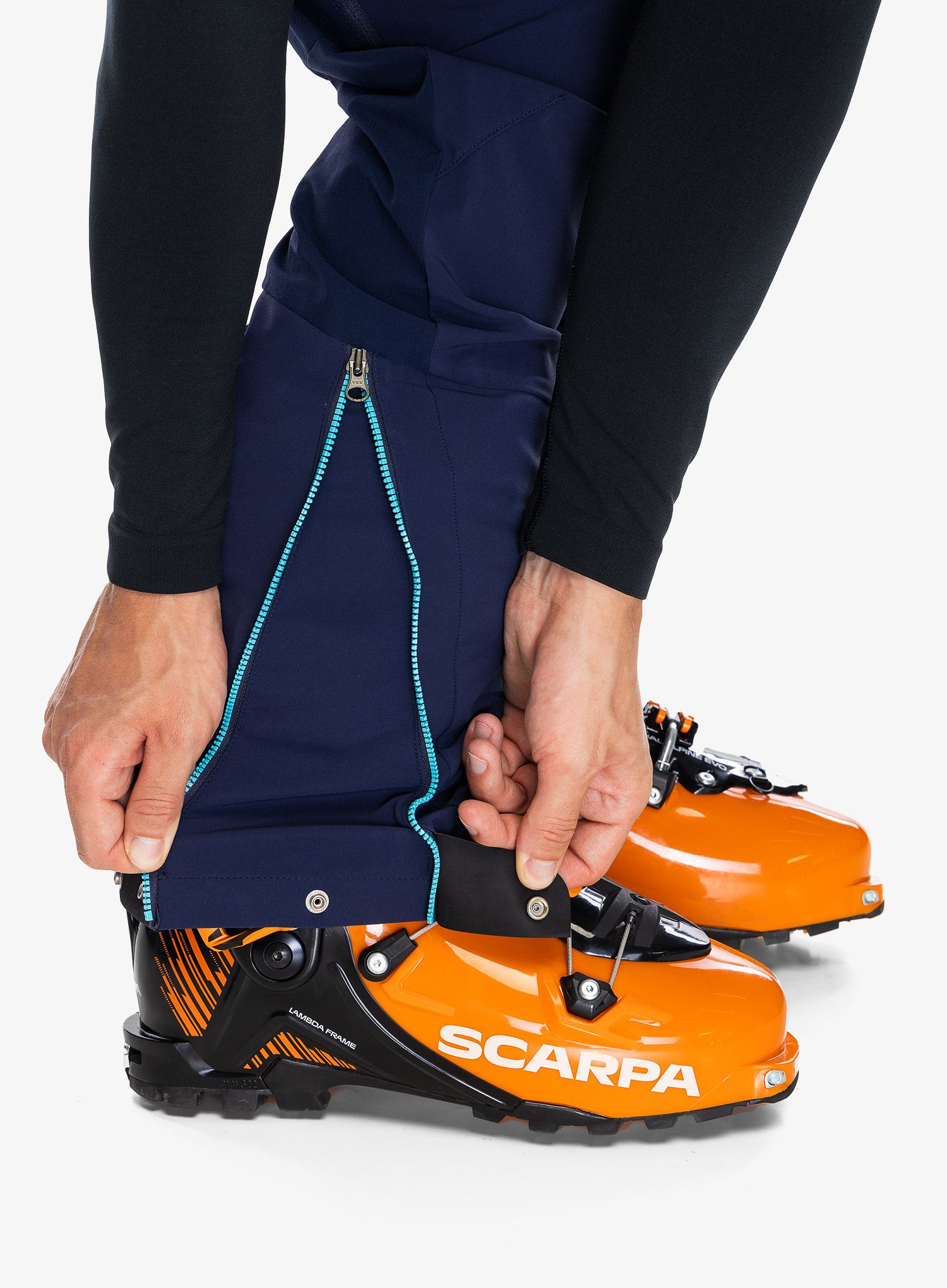 Softshell kalhoty La Sportiva Alpine Guide Windstopper Pant - deep sea