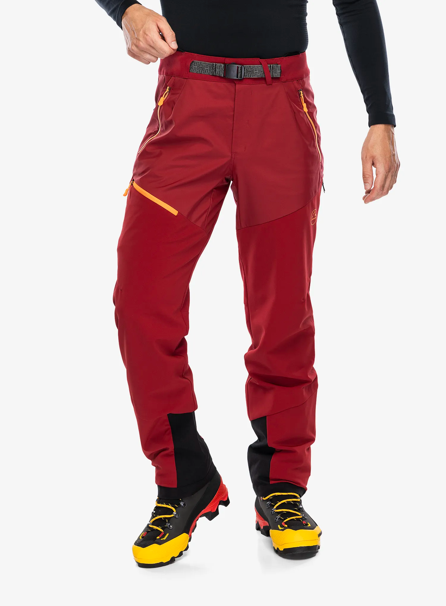 Softshell kalhoty La Sportiva Alpine Guide Windstopper Pant - sangria