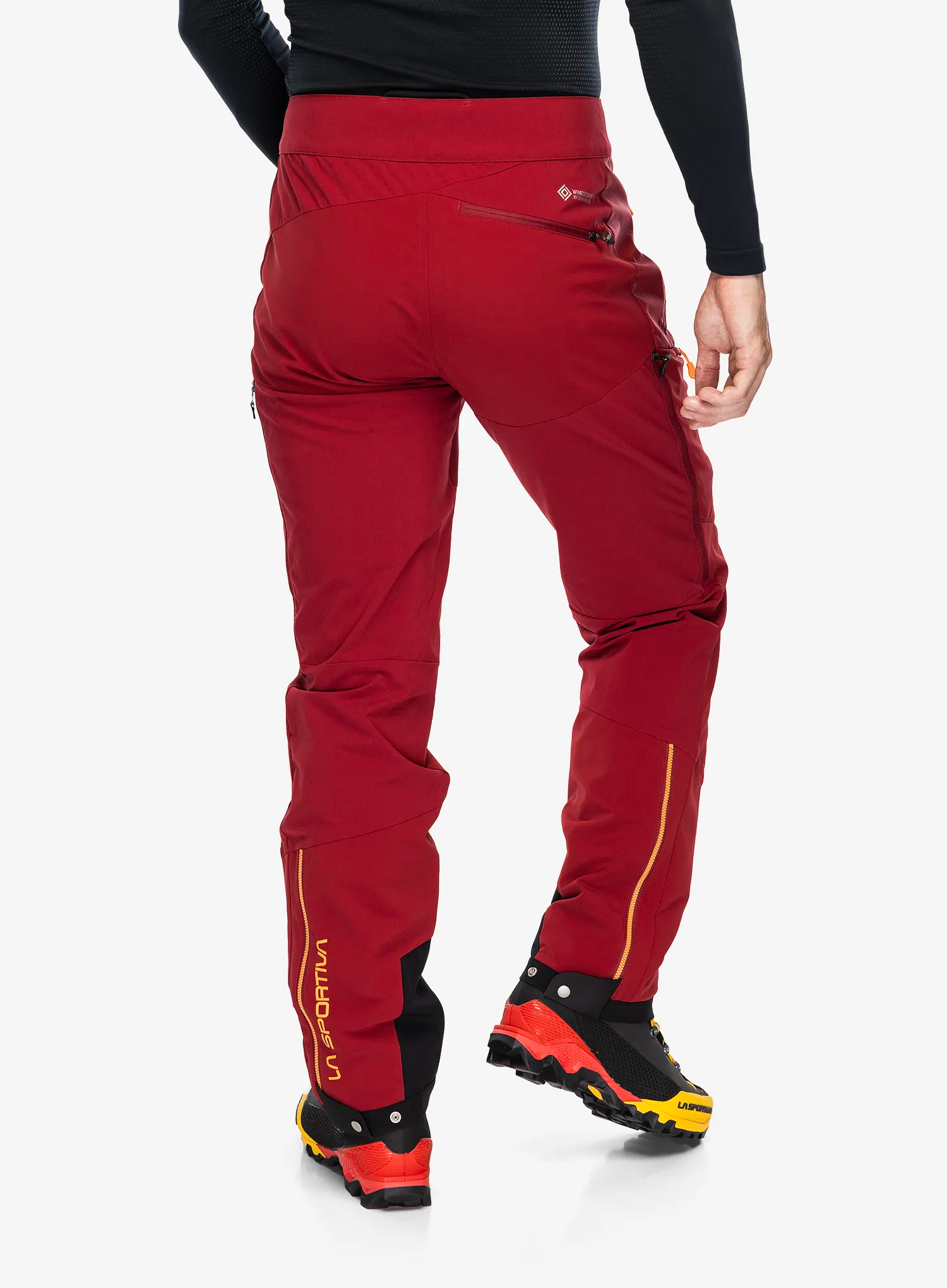 Softshell kalhoty La Sportiva Alpine Guide Windstopper Pant - sangria