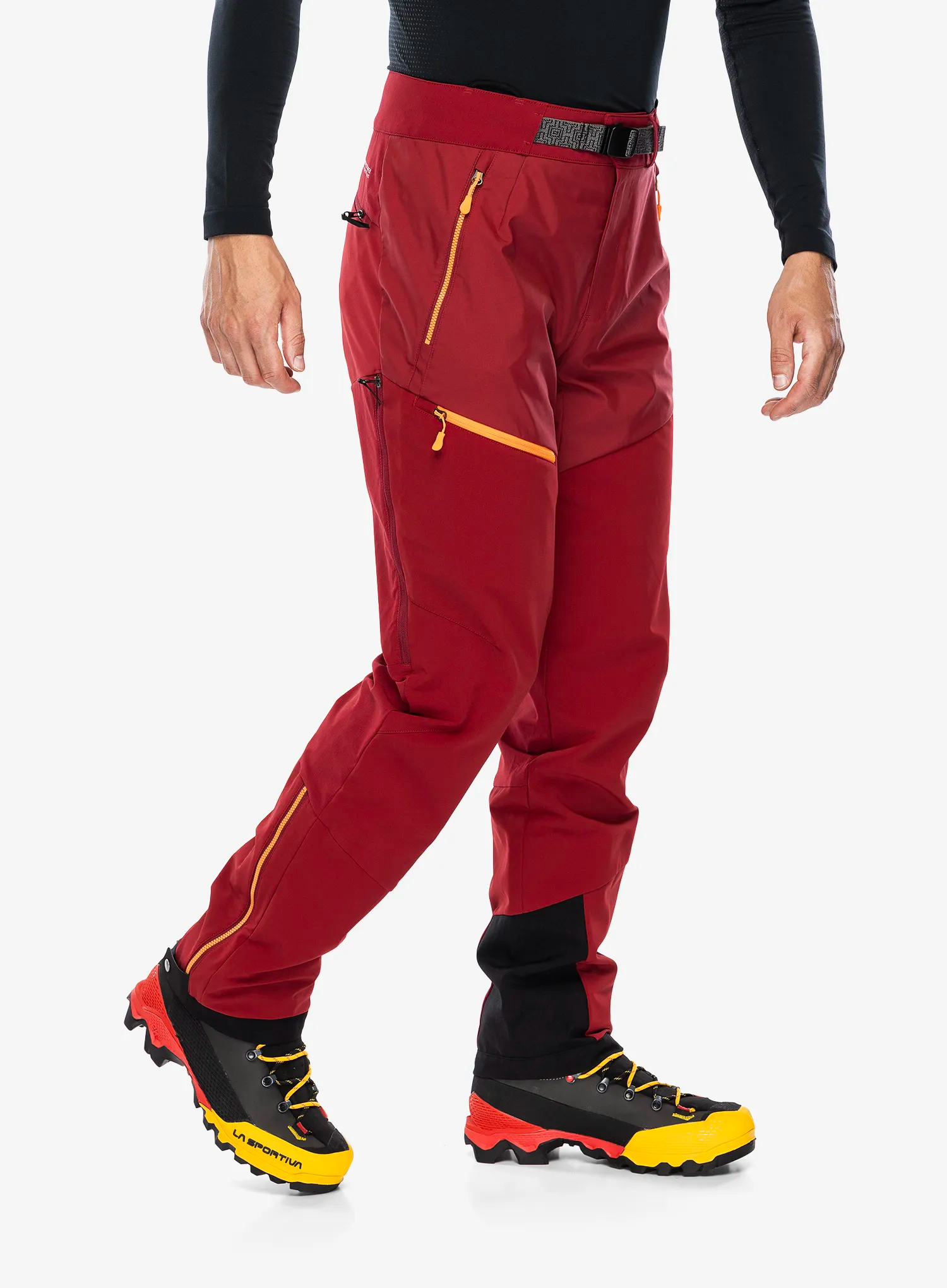 Softshell kalhoty La Sportiva Alpine Guide Windstopper Pant - sangria