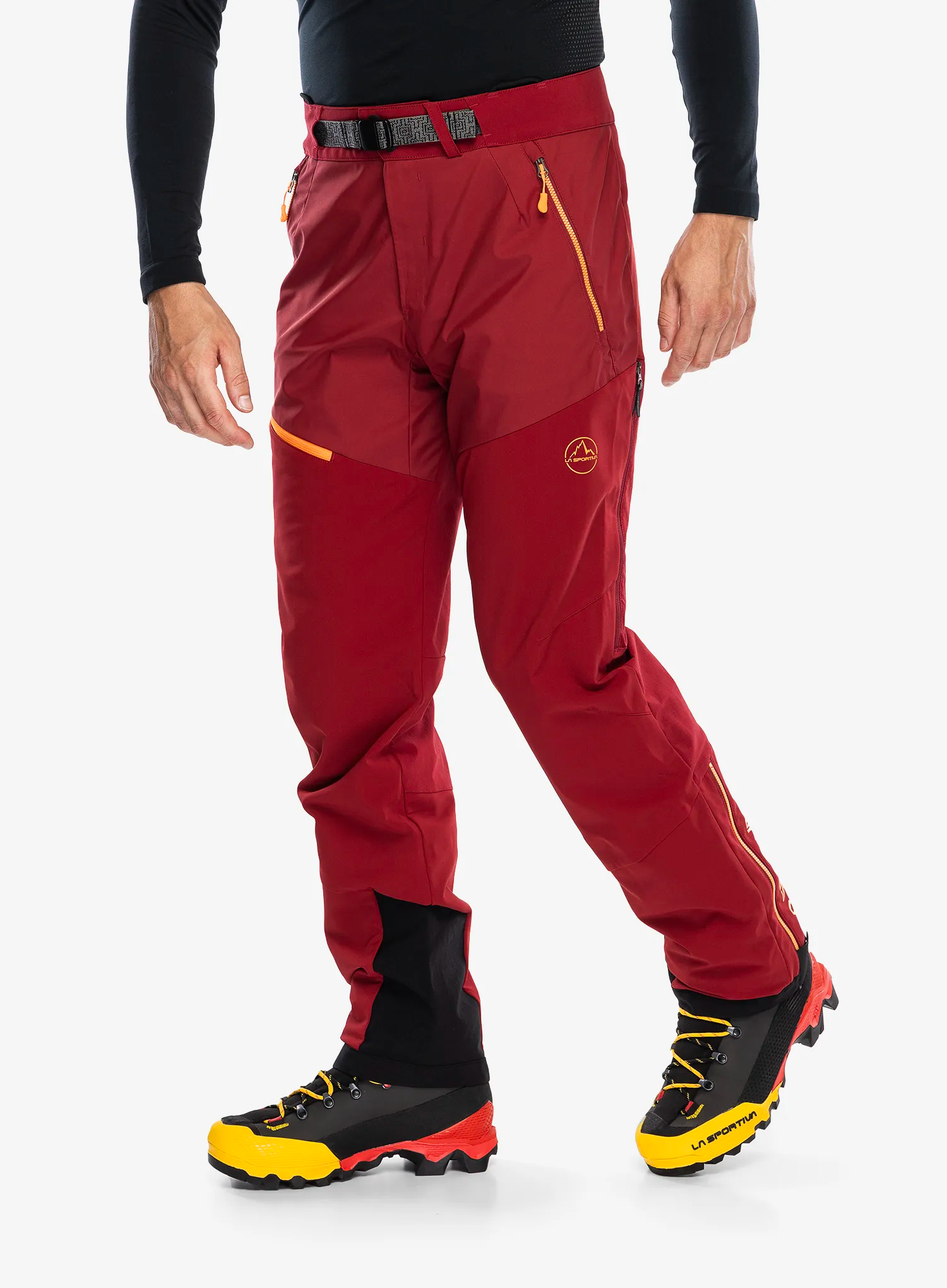 Softshell kalhoty La Sportiva Alpine Guide Windstopper Pant - sangria