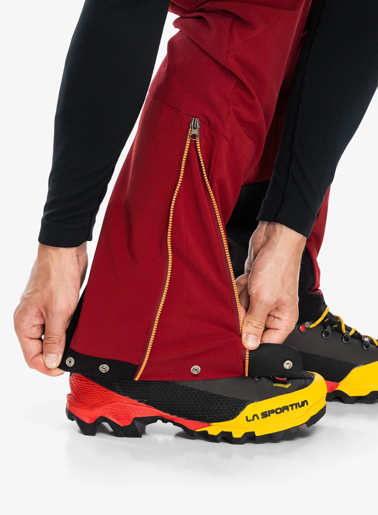 Softshell kalhoty La Sportiva Alpine Guide Windstopper Pant - sangria