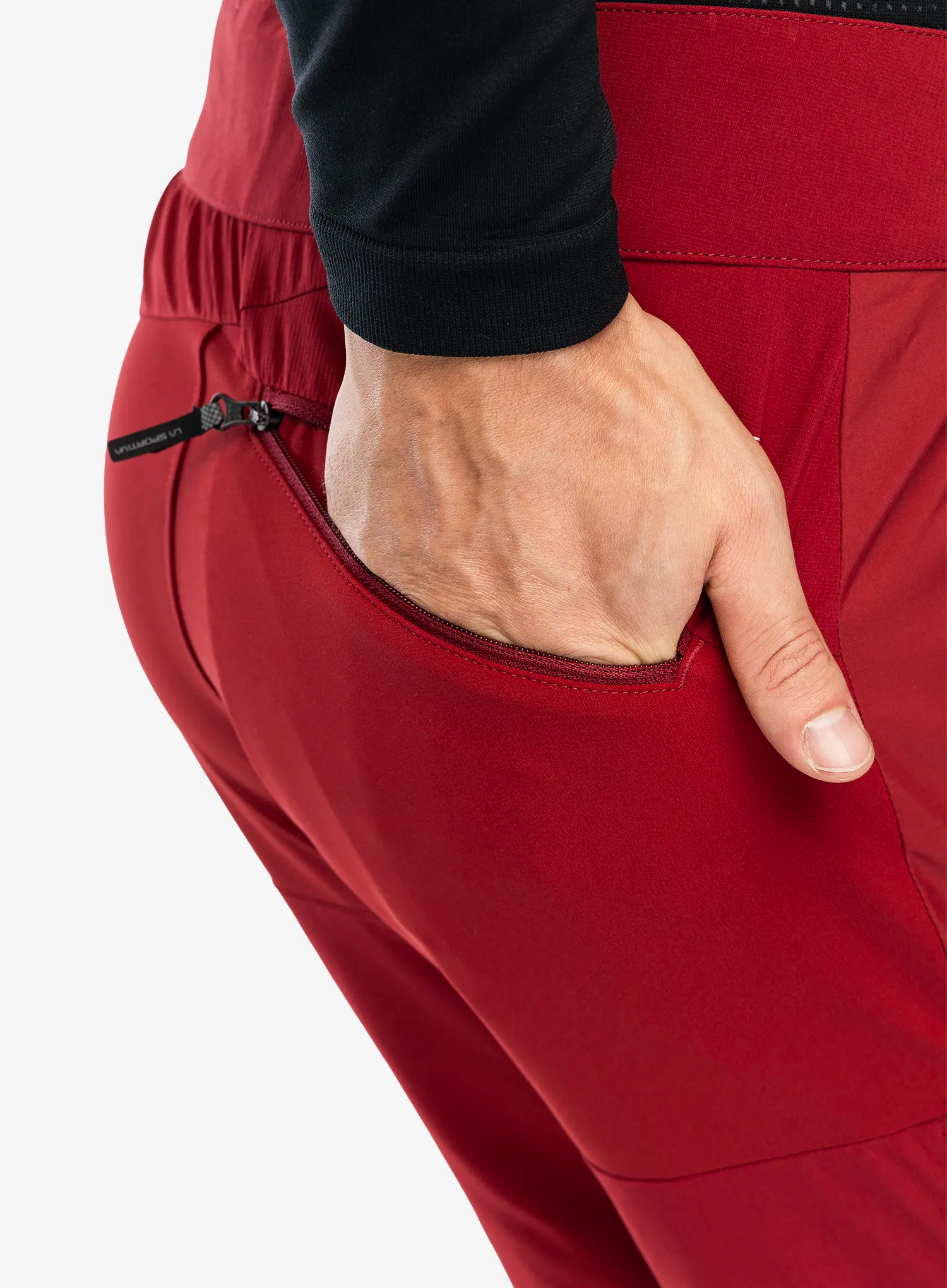 Softshell kalhoty La Sportiva Alpine Guide Windstopper Pant - sangria