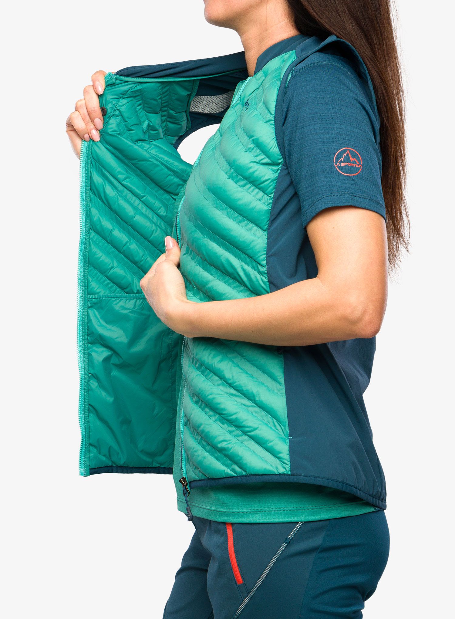 Vesta dámská La Sportiva Alya Vest - lagoon/storm blue