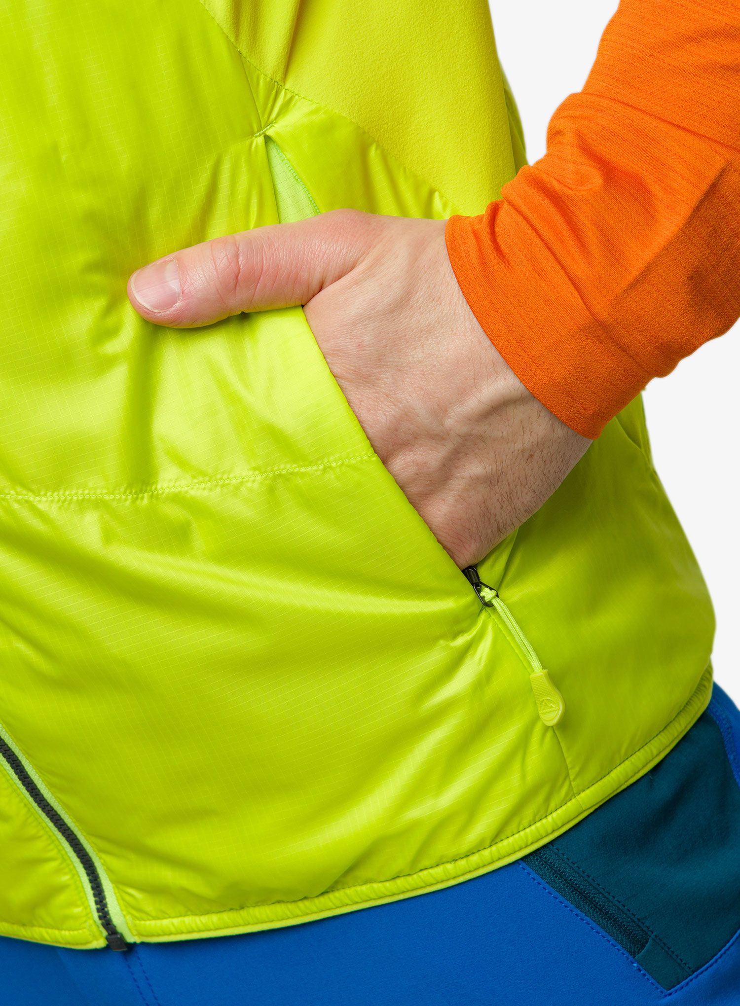 Vesta La Sportiva Ascent Primaloft Vest - lime punch/carbon