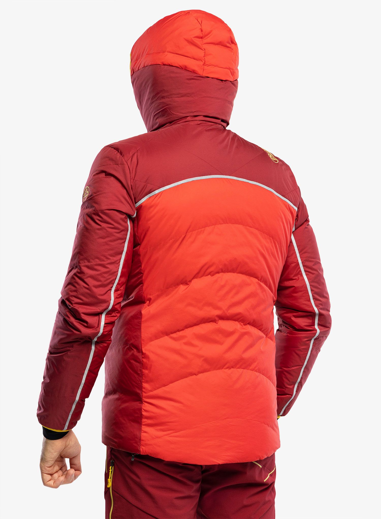 Péřová bunda La Sportiva Atlas Down Jacket - sunset/sangria
