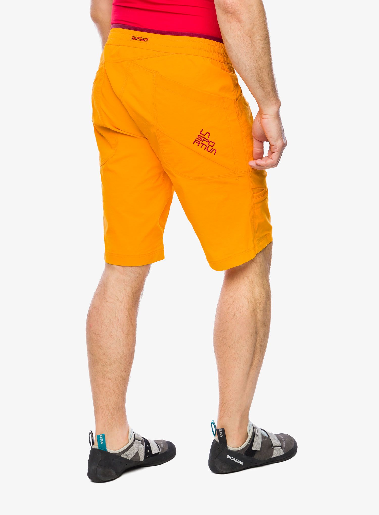 Lezecké kraťasy La Sportiva Belay Short - papaya
