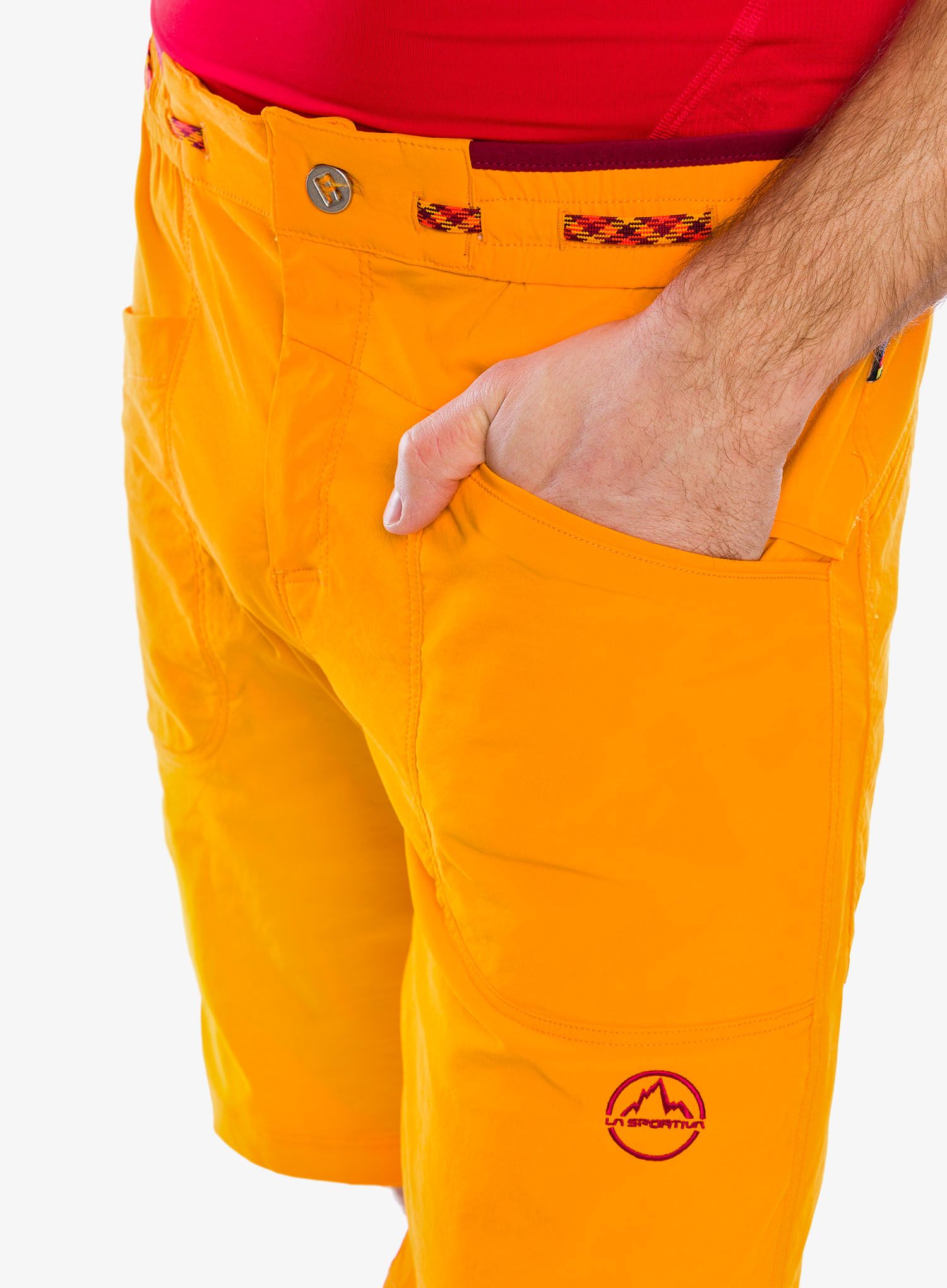 Lezecké kraťasy La Sportiva Belay Short - papaya