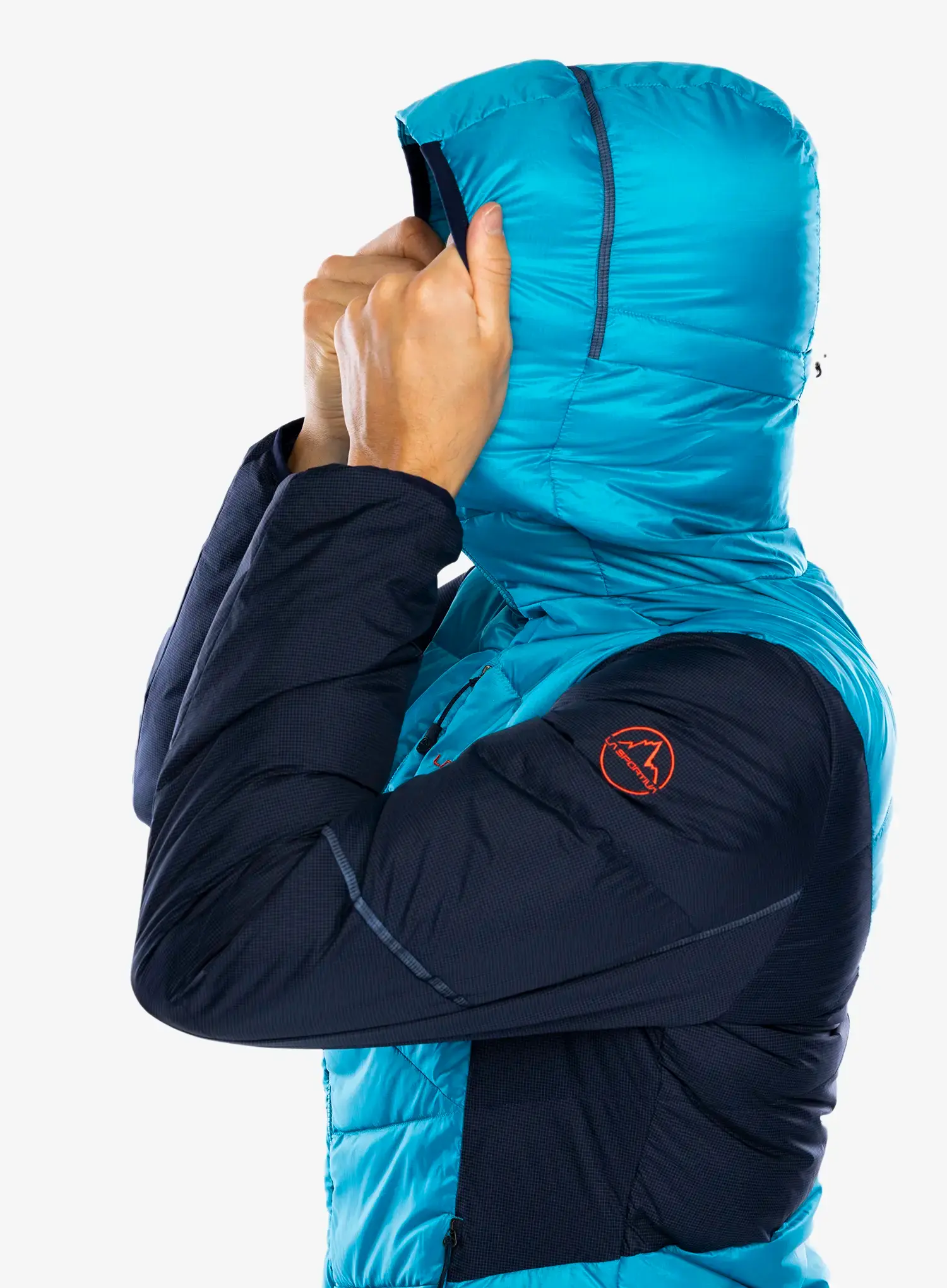 Péřová bunda La Sportiva Bivouac Down Jkt - tropic blue/deep sea