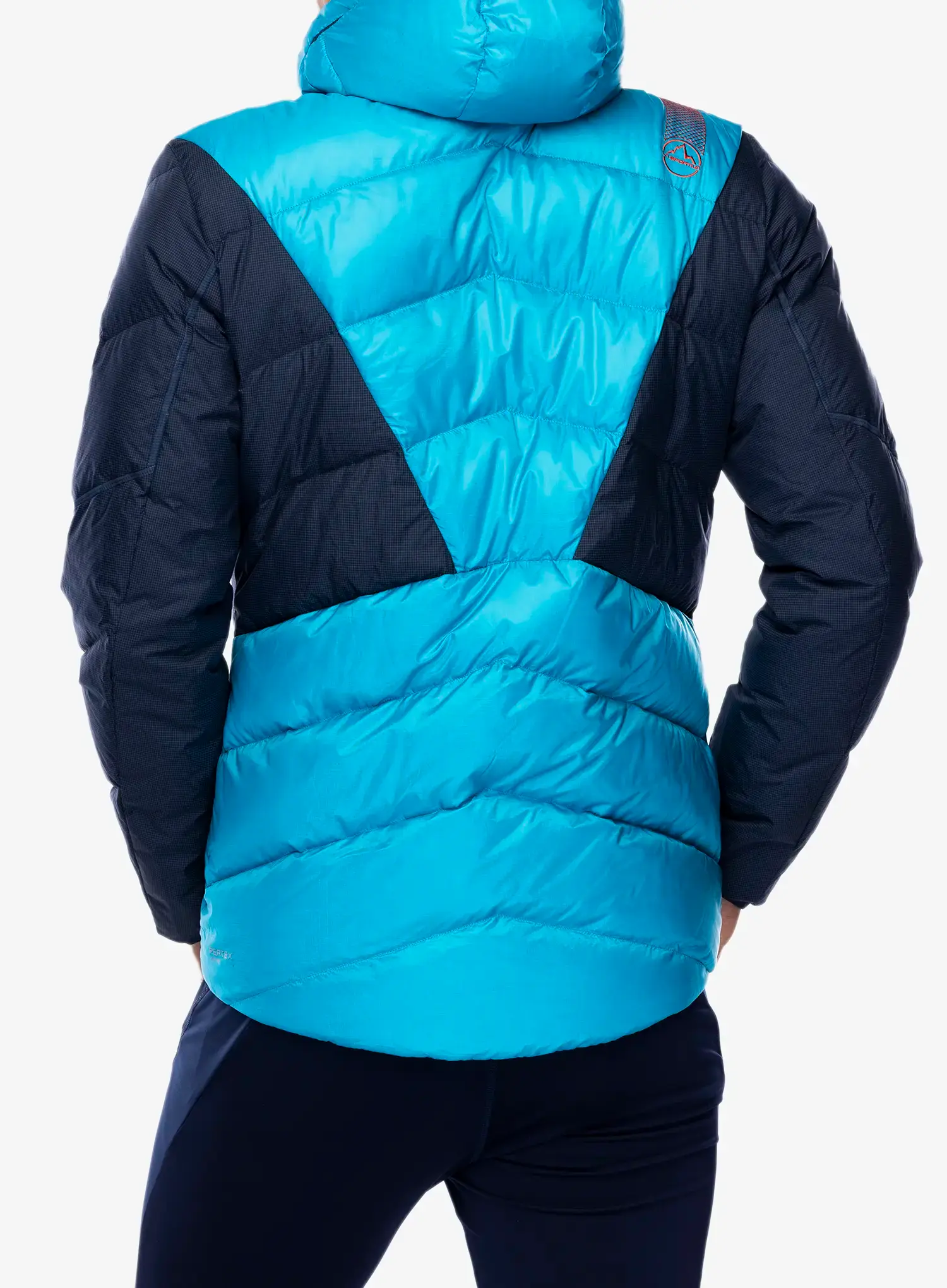 Péřová bunda La Sportiva Bivouac Down Jkt - tropic blue/deep sea