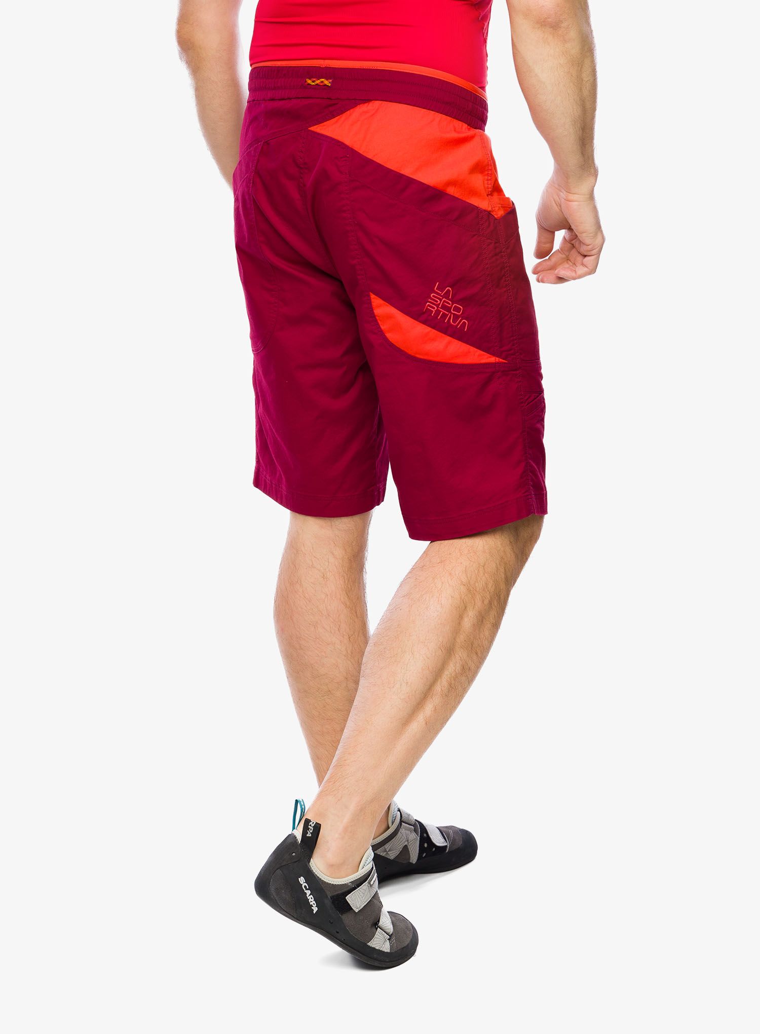 Lezecké kraťasy La Sportiva Bleauser Short - sangria/cherry tomato