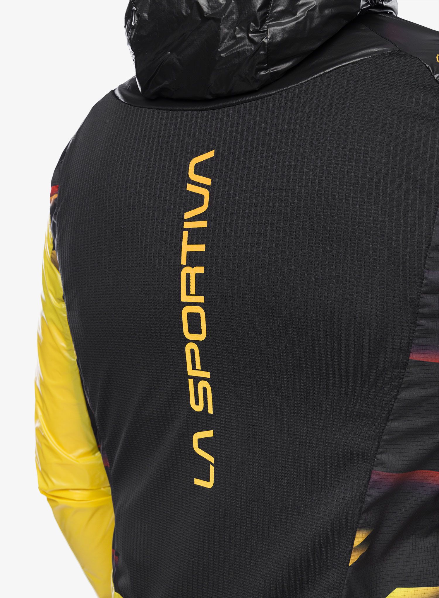 Bunda na běhání La Sportiva Blizzard Windbreaker Jkt - black/yellow