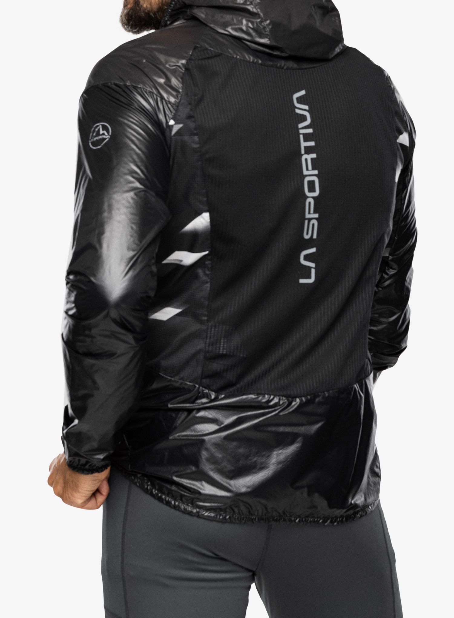 Bunda na běhání La Sportiva Blizzard Windbreaker Jkt - carbon/black