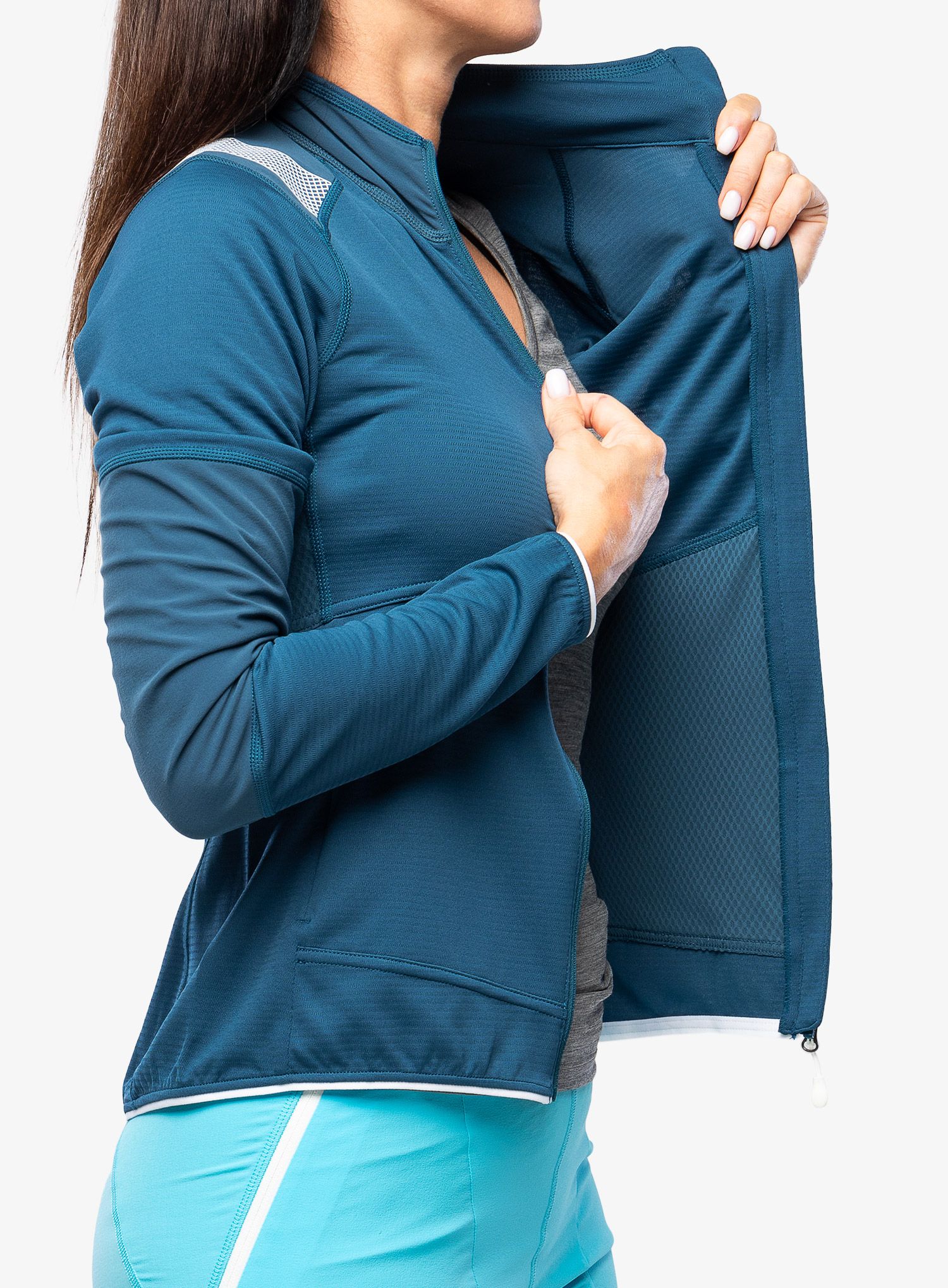 Dámská mikina La Sportiva Bockmattli 2.0 Ls Tech Shirt - storm blue