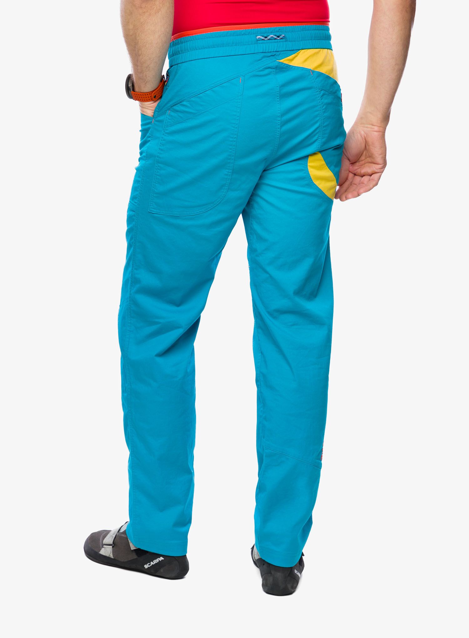 Lezecké kalhoty La Sportiva Bolt Pant - tropic blue/bamboo