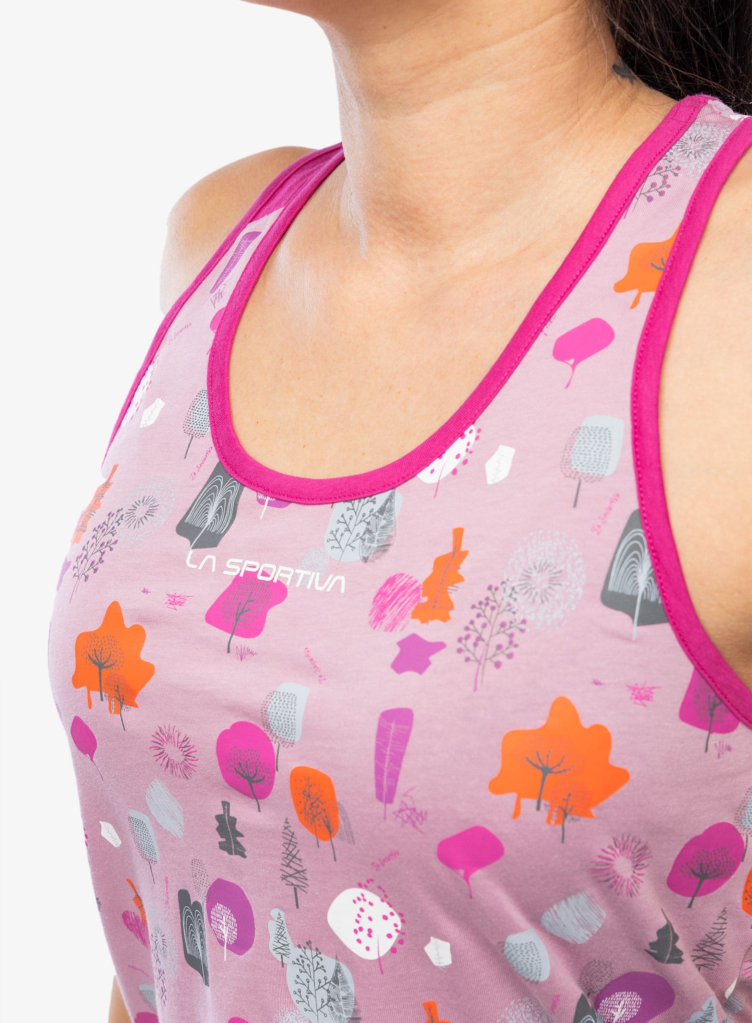 Dámský lezecký top La Sportiva Botanic Tank - rose/springtime