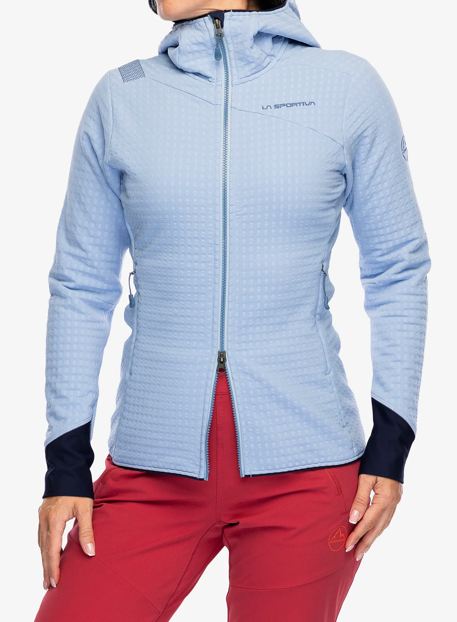 Fleecová mikina dámská La Sportiva Bristen Thermal Hoody - stone blue/moonlight