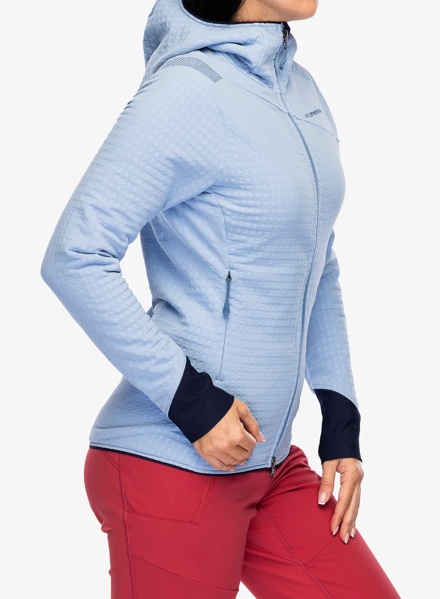 Fleecová mikina dámská La Sportiva Bristen Thermal Hoody - stone blue/moonlight