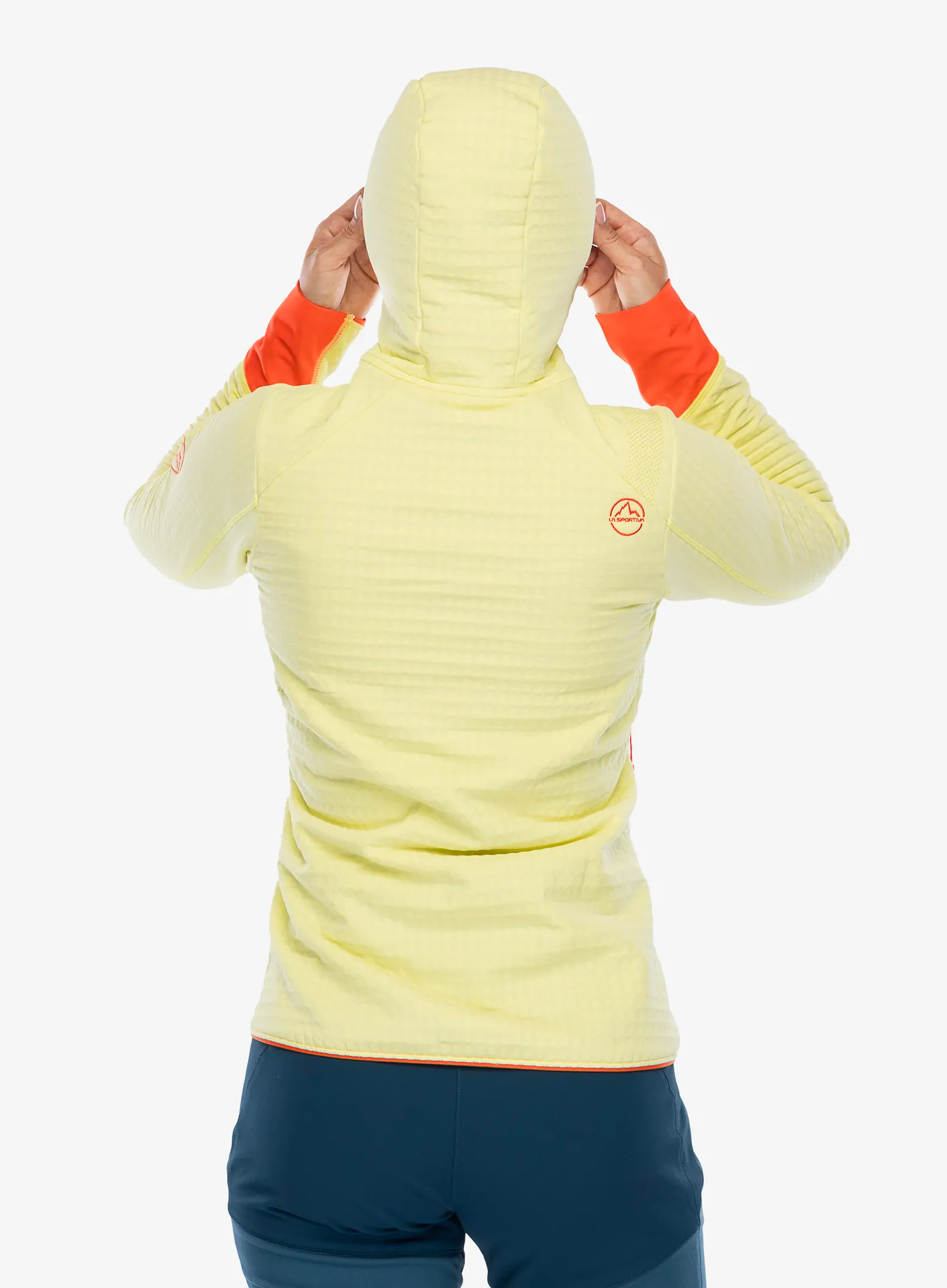 Fleecová mikina dámská La Sportiva Bristen Thermal Hoody - zest/cherry tomato