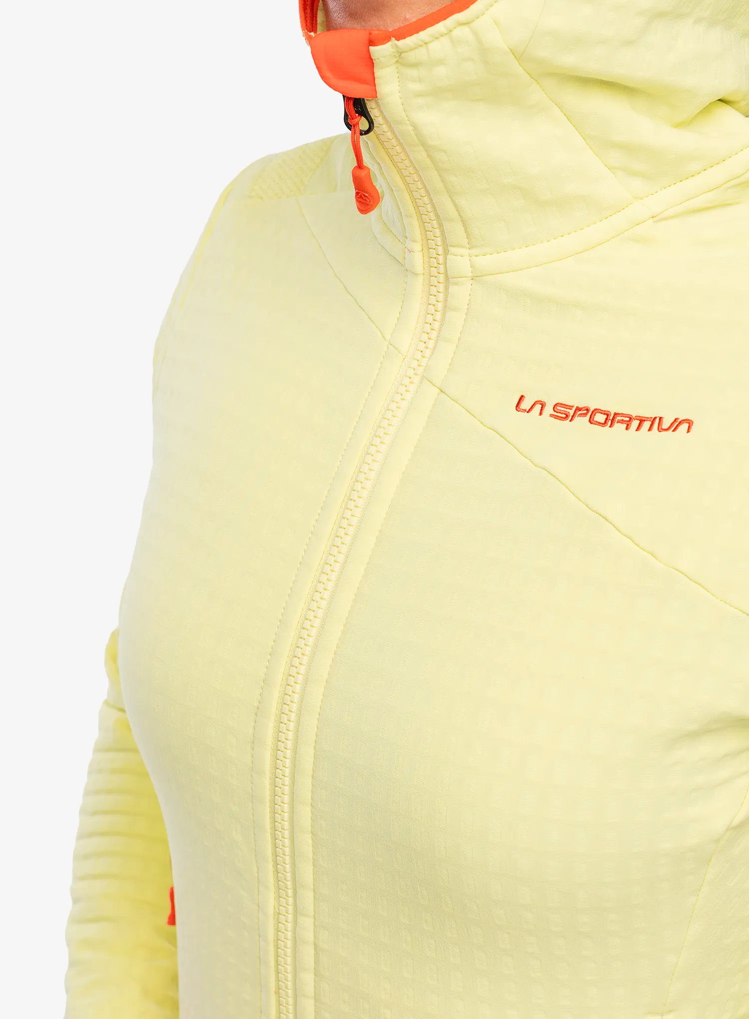 Fleecová mikina dámská La Sportiva Bristen Thermal Hoody - zest/cherry tomato
