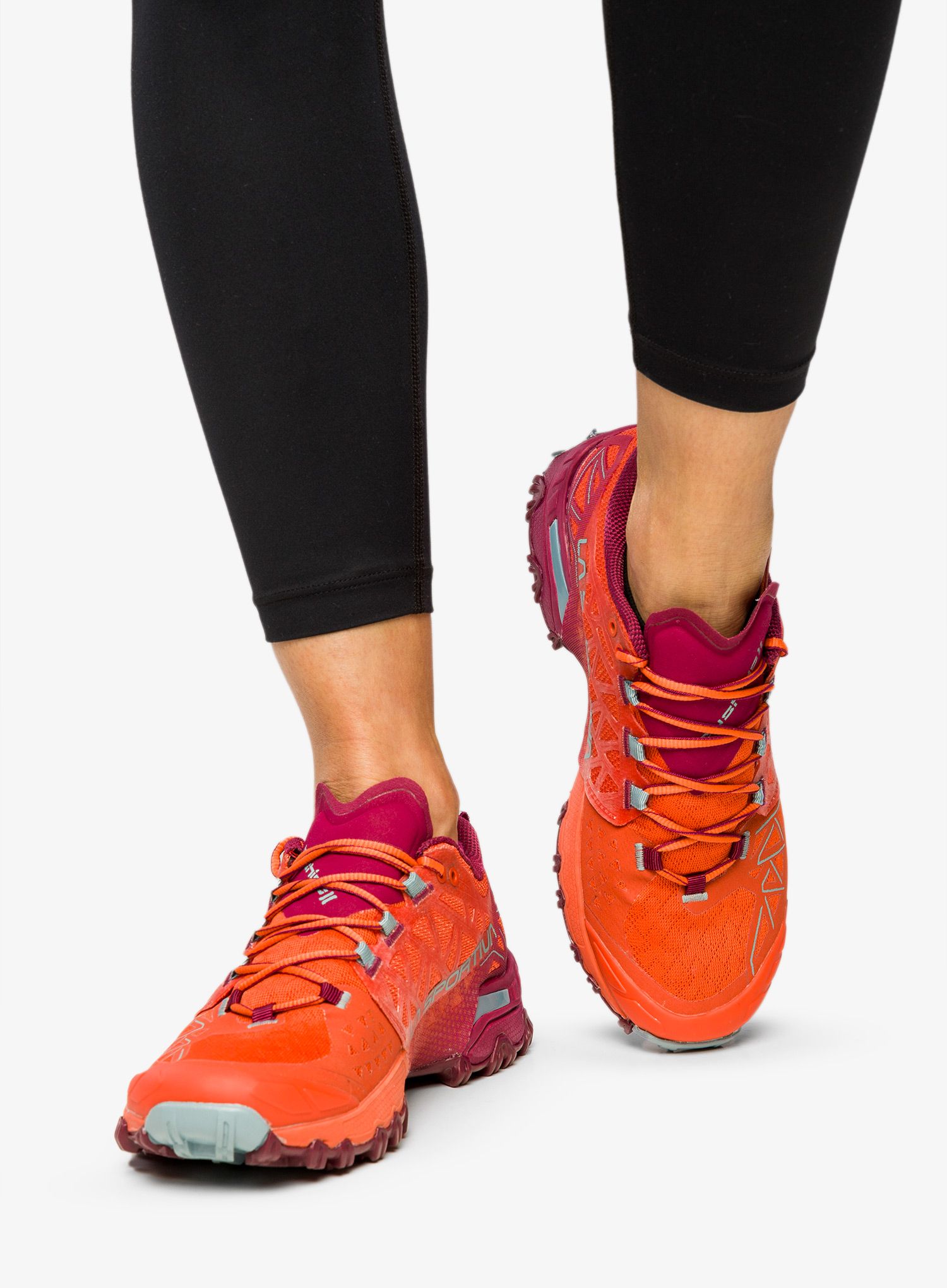 Dámské trailové boty La Sportiva Bushido II GTX - red plum/paprika
