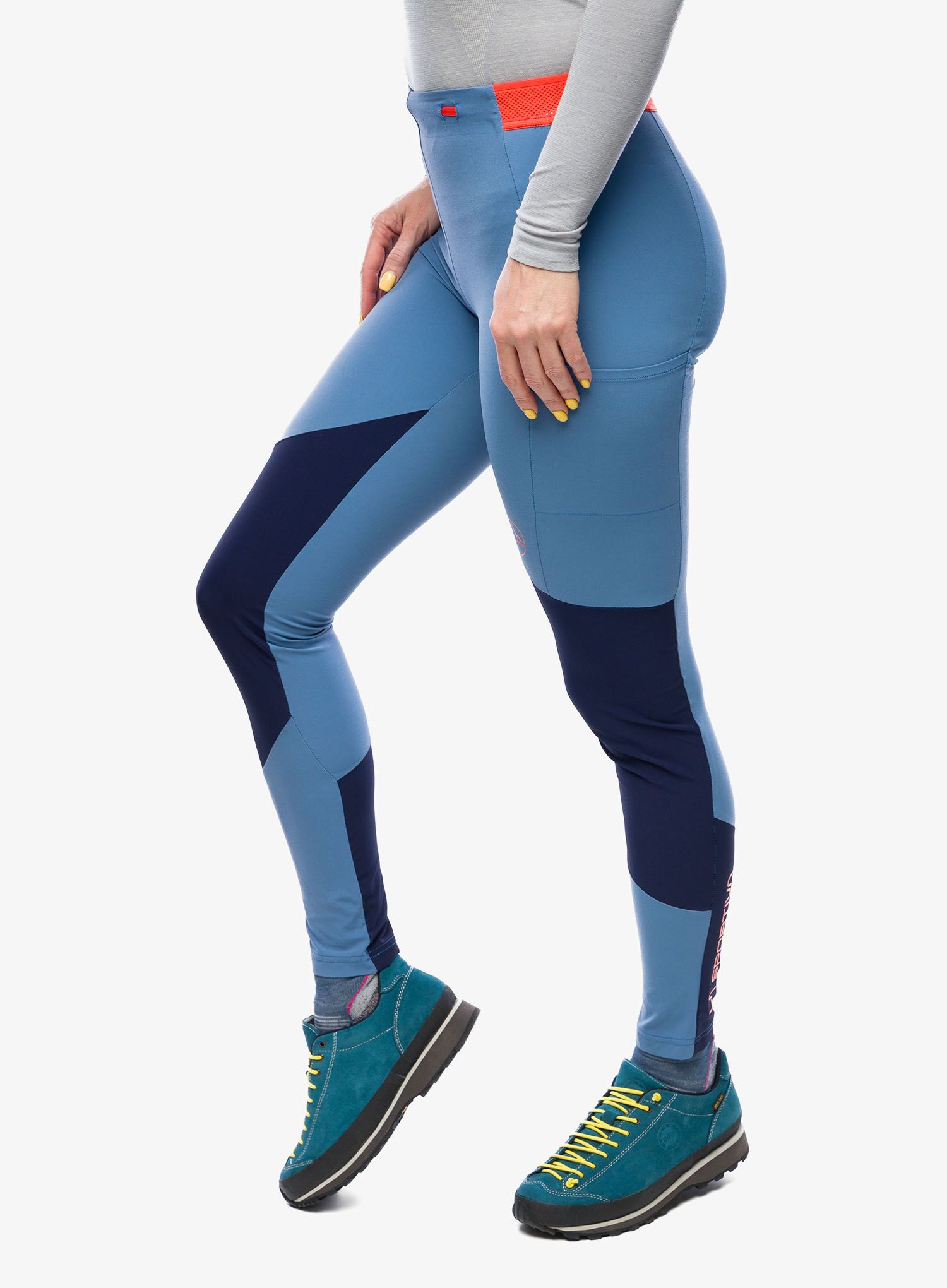 Trekové kalhoty dámské La Sportiva Camino Tight Pant - moonlight/deep sea