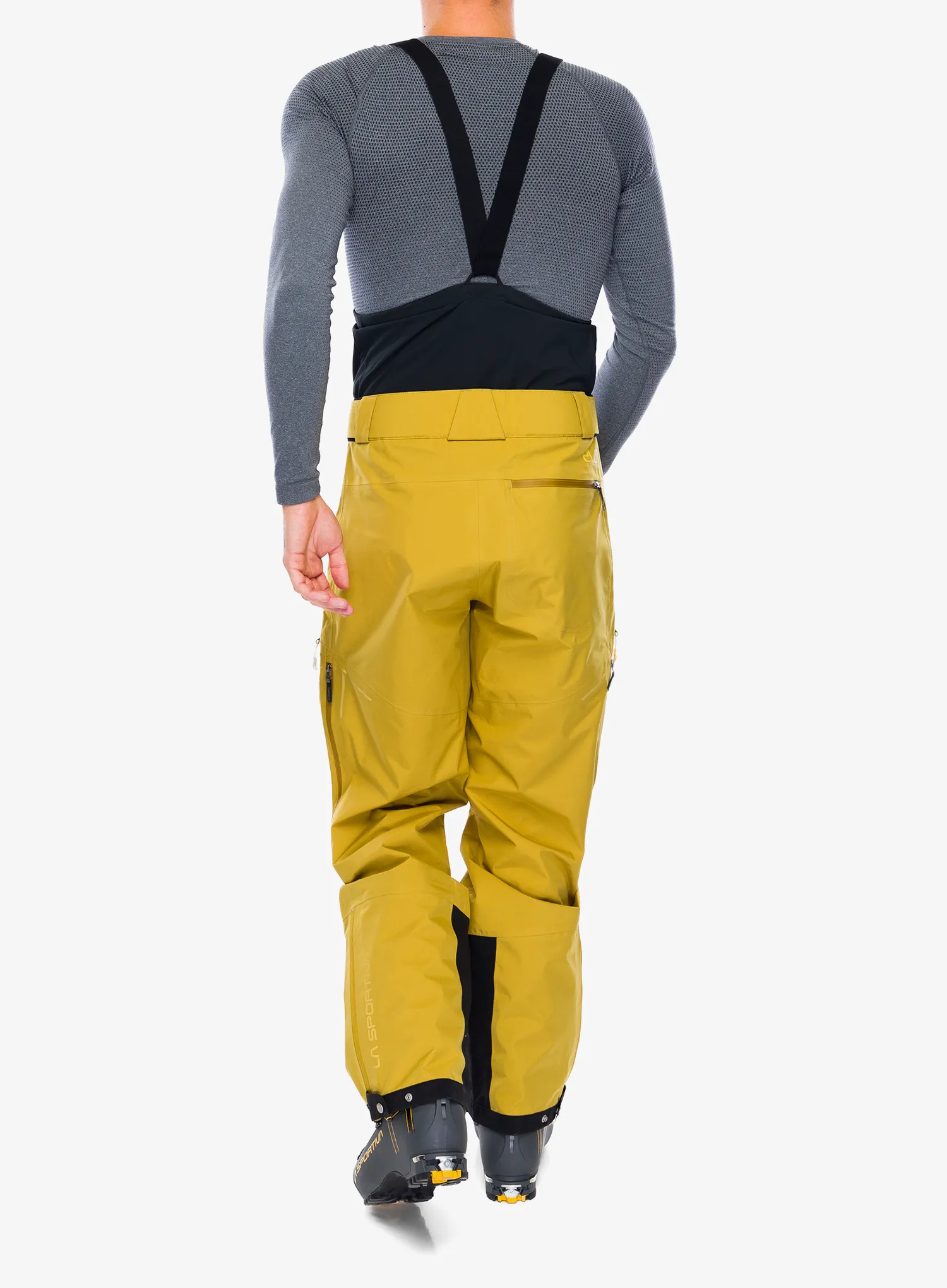 Lyžařské kalhoty La Sportiva Chaser Evo Shell Bib Pant - savana/bamboo
