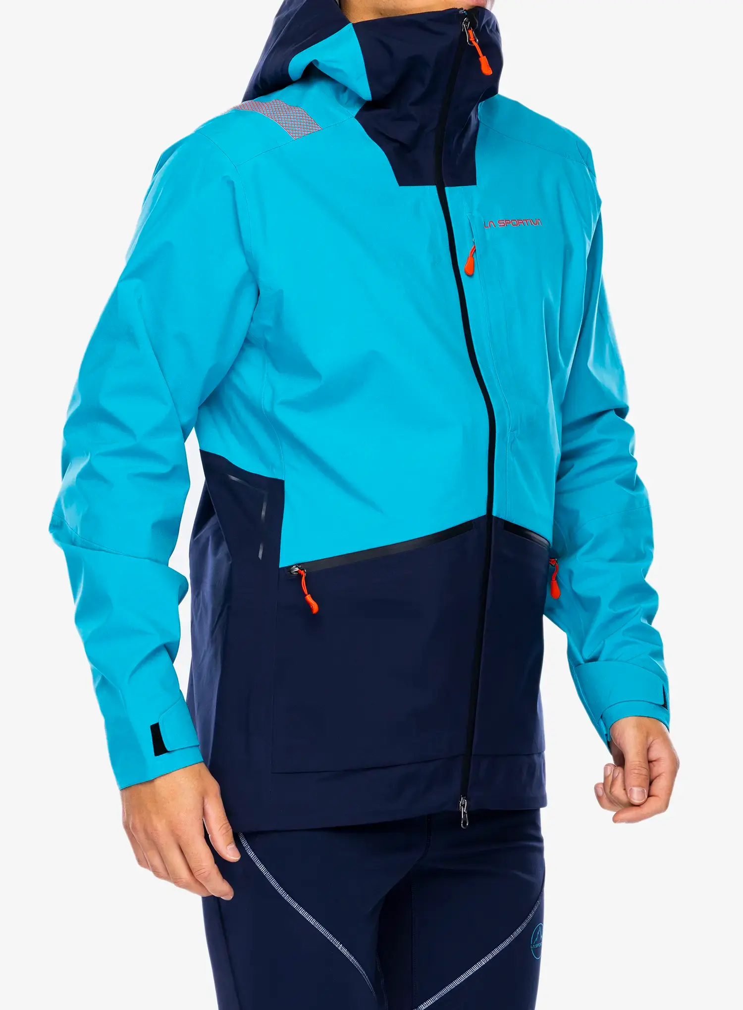 Bunda s membránou La Sportiva Chaser Evo Shell Jkt - tropic blue/deep sea
