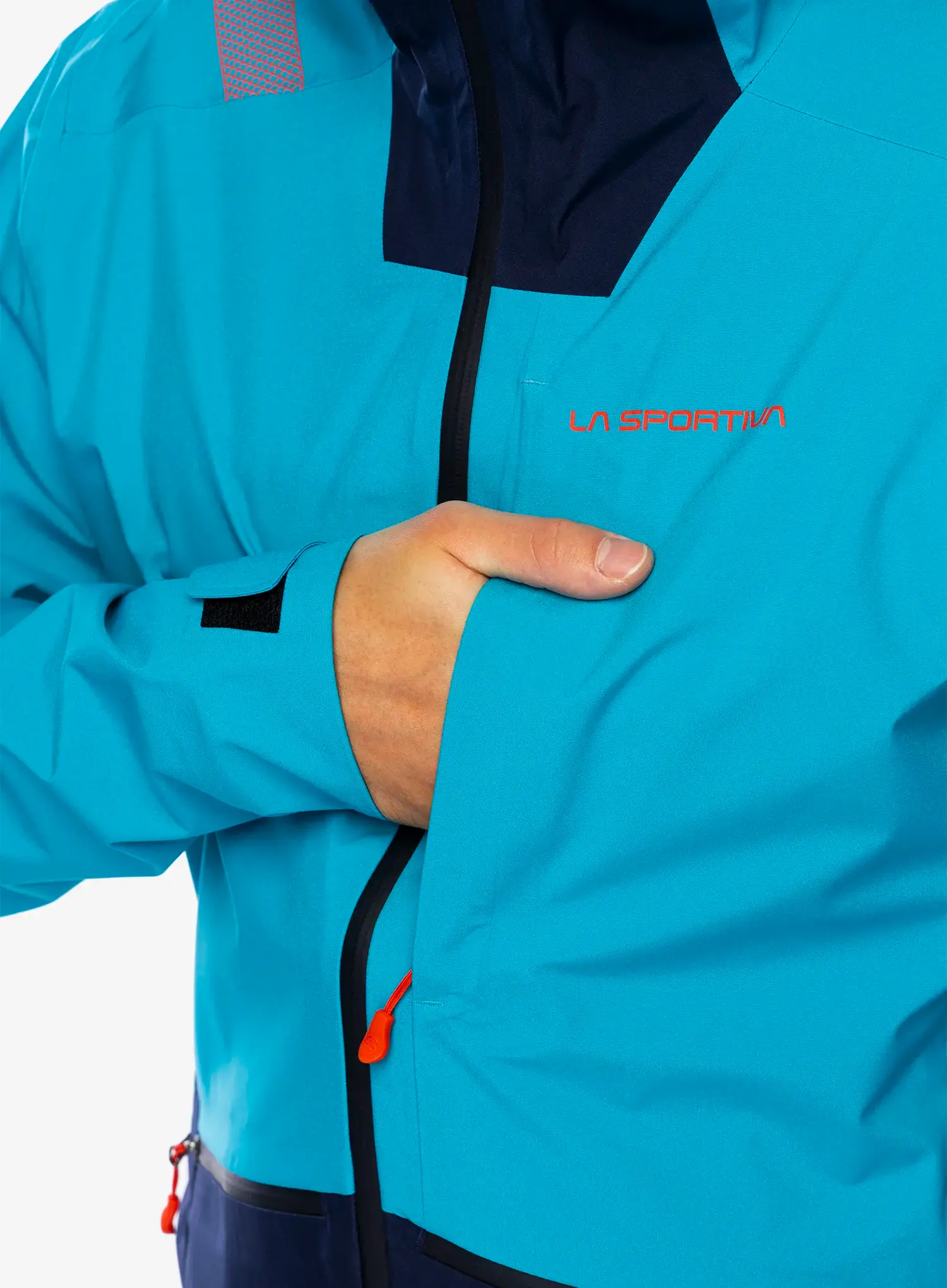 Bunda s membránou La Sportiva Chaser Evo Shell Jkt - tropic blue/deep sea