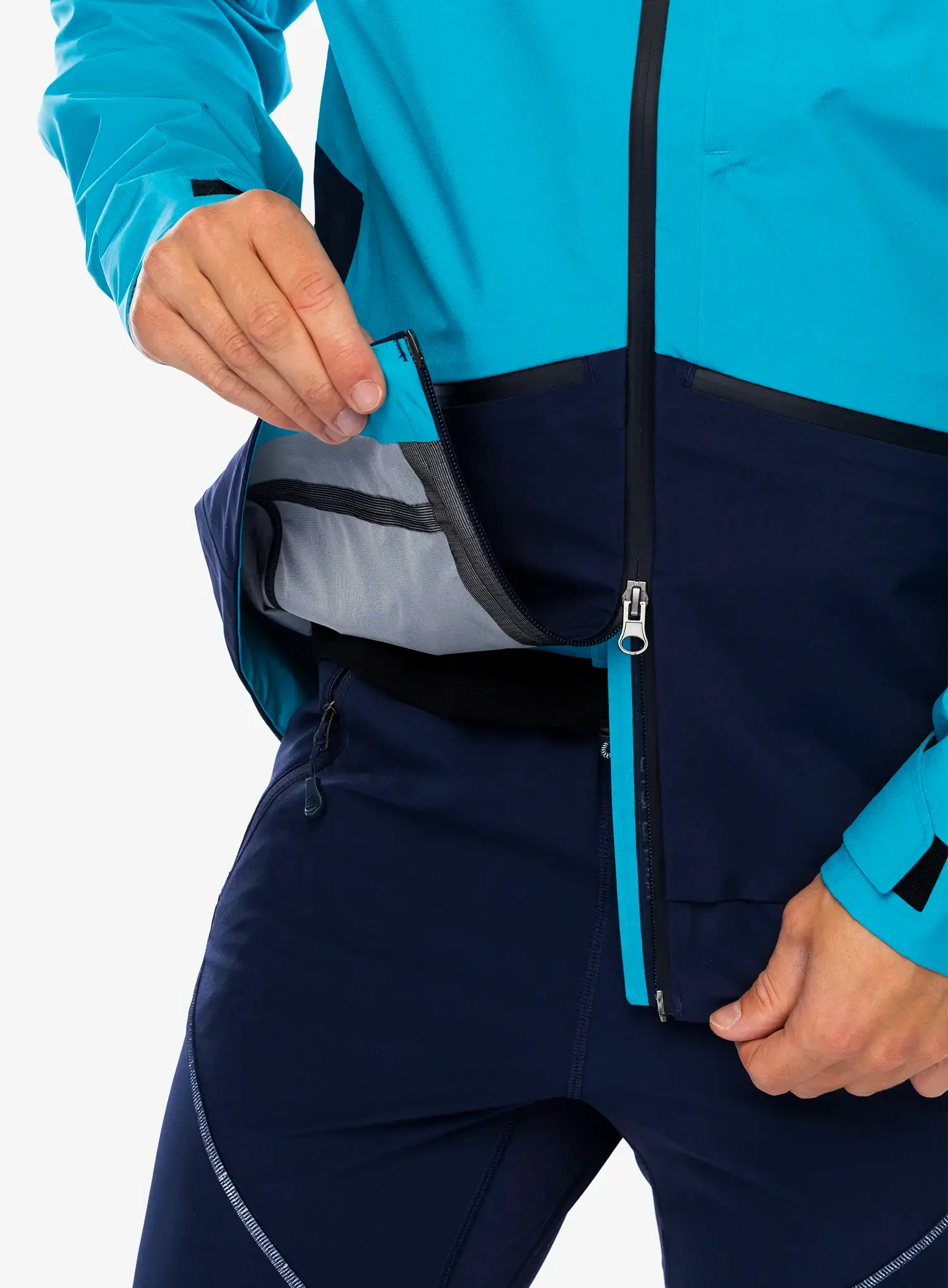 Bunda s membránou La Sportiva Chaser Evo Shell Jkt - tropic blue/deep sea