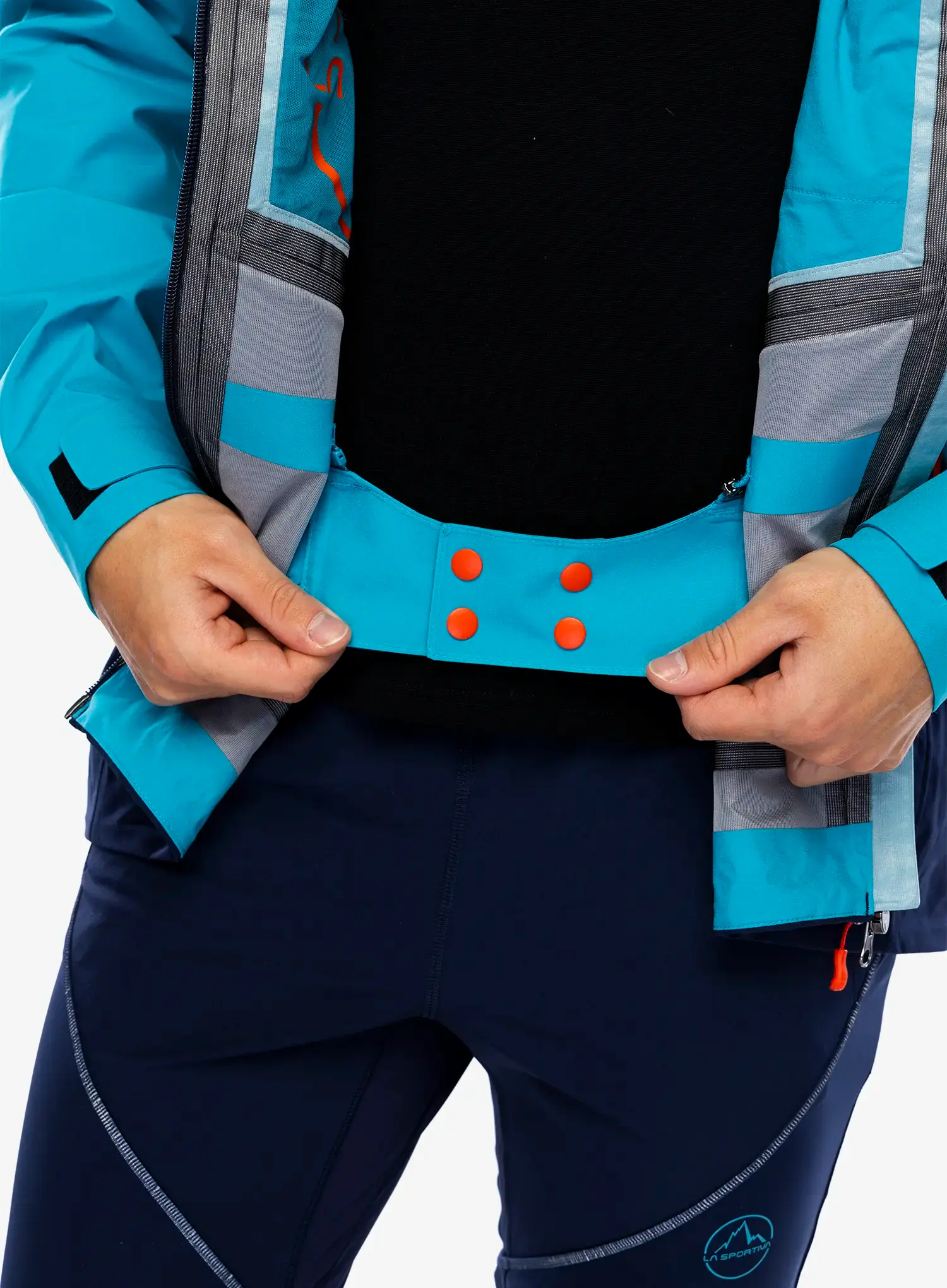 Bunda s membránou La Sportiva Chaser Evo Shell Jkt - tropic blue/deep sea