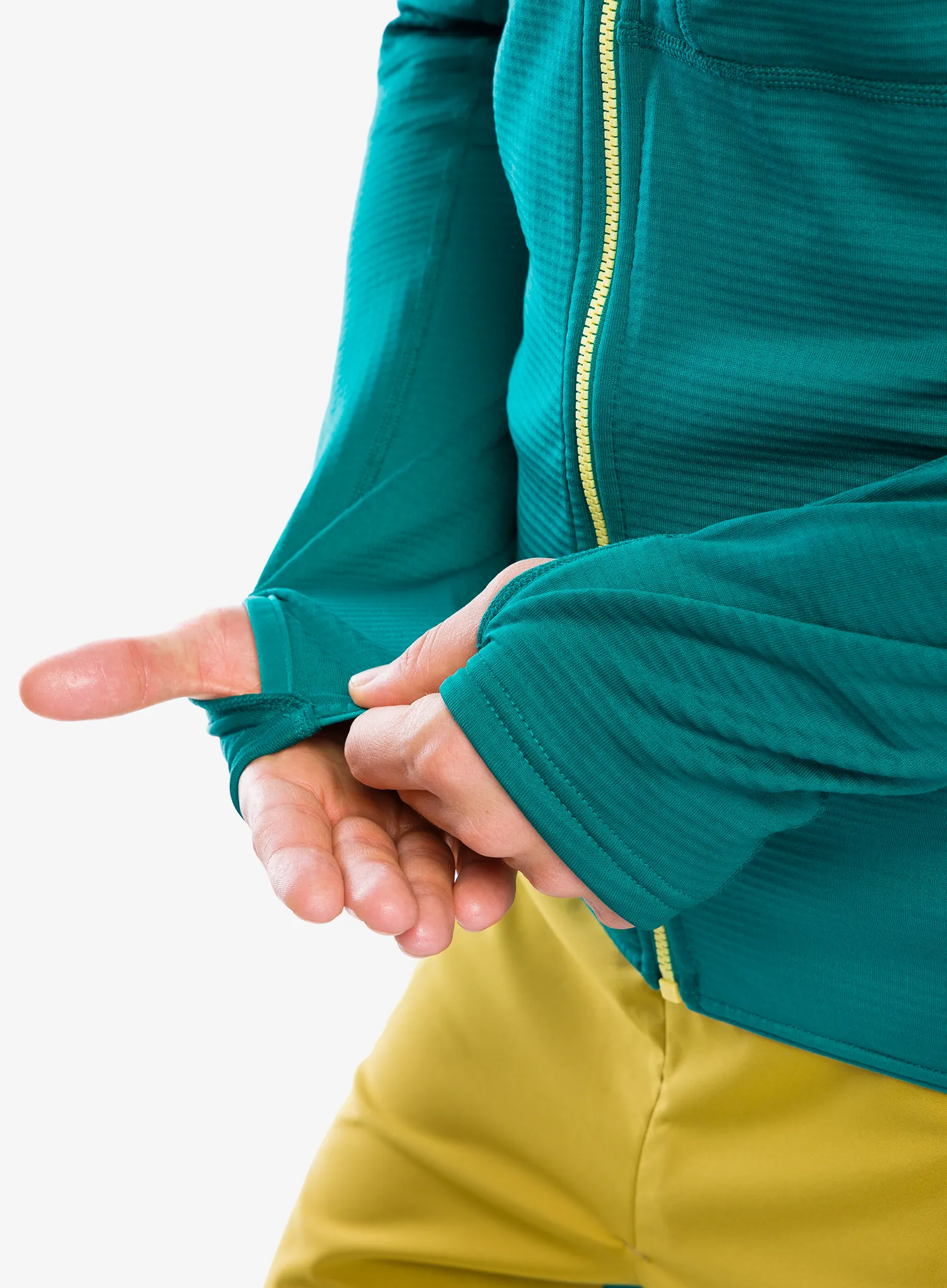 Mikina bez kapuce La Sportiva Chill Jacket - everglade/bamboo