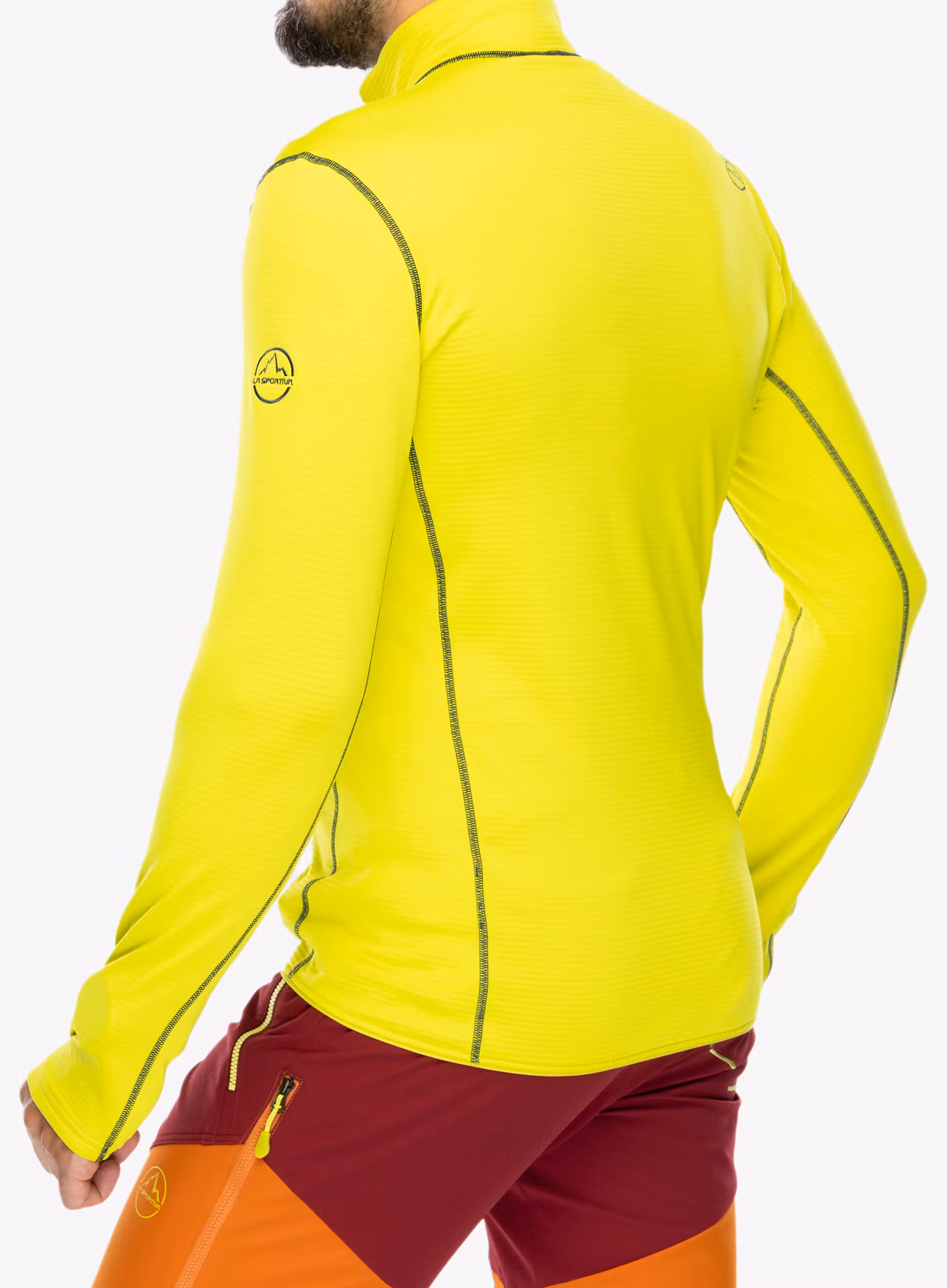 Rozepínací mikina La Sportiva Chill Jacket - lime punch/carbon