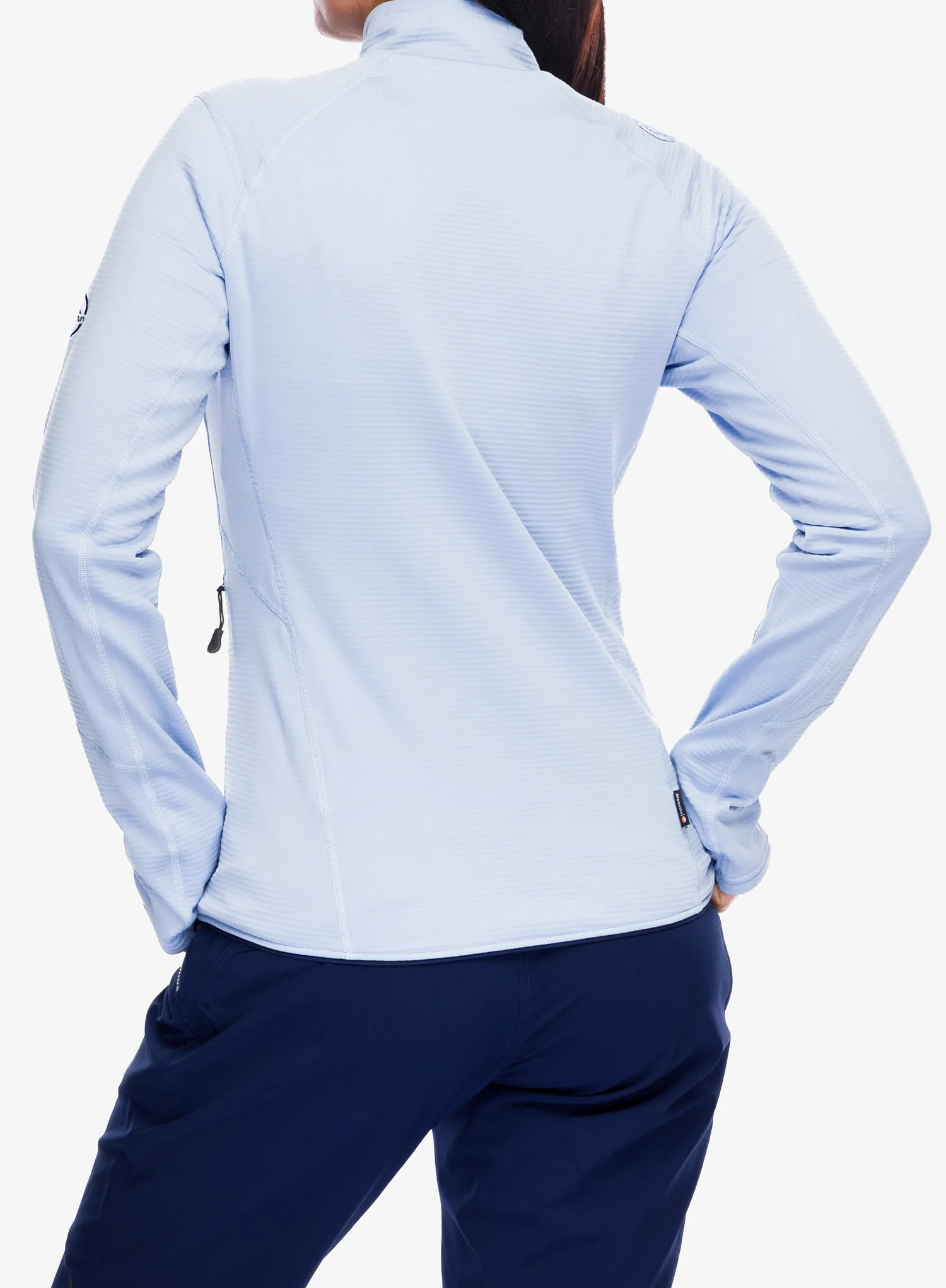 Dámská mikina bez kapuce La Sportiva Chill Jacket - stone blue/deep sea