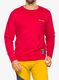 Mikina bez kapuce La Sportiva Climbing on the Moon Sweatshirt - fucsia/giallo