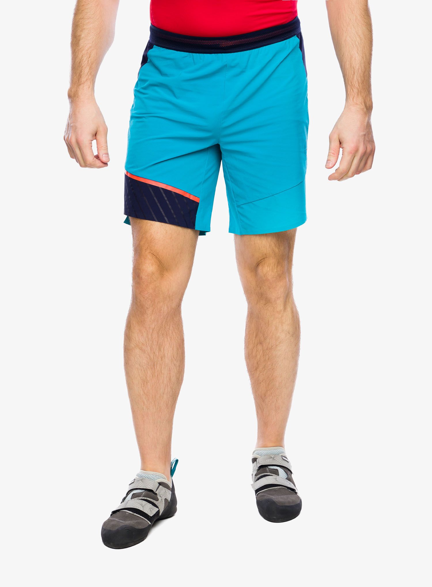 Lezecké kraťasy La Sportiva Comp Short - tropic blue/deep sea