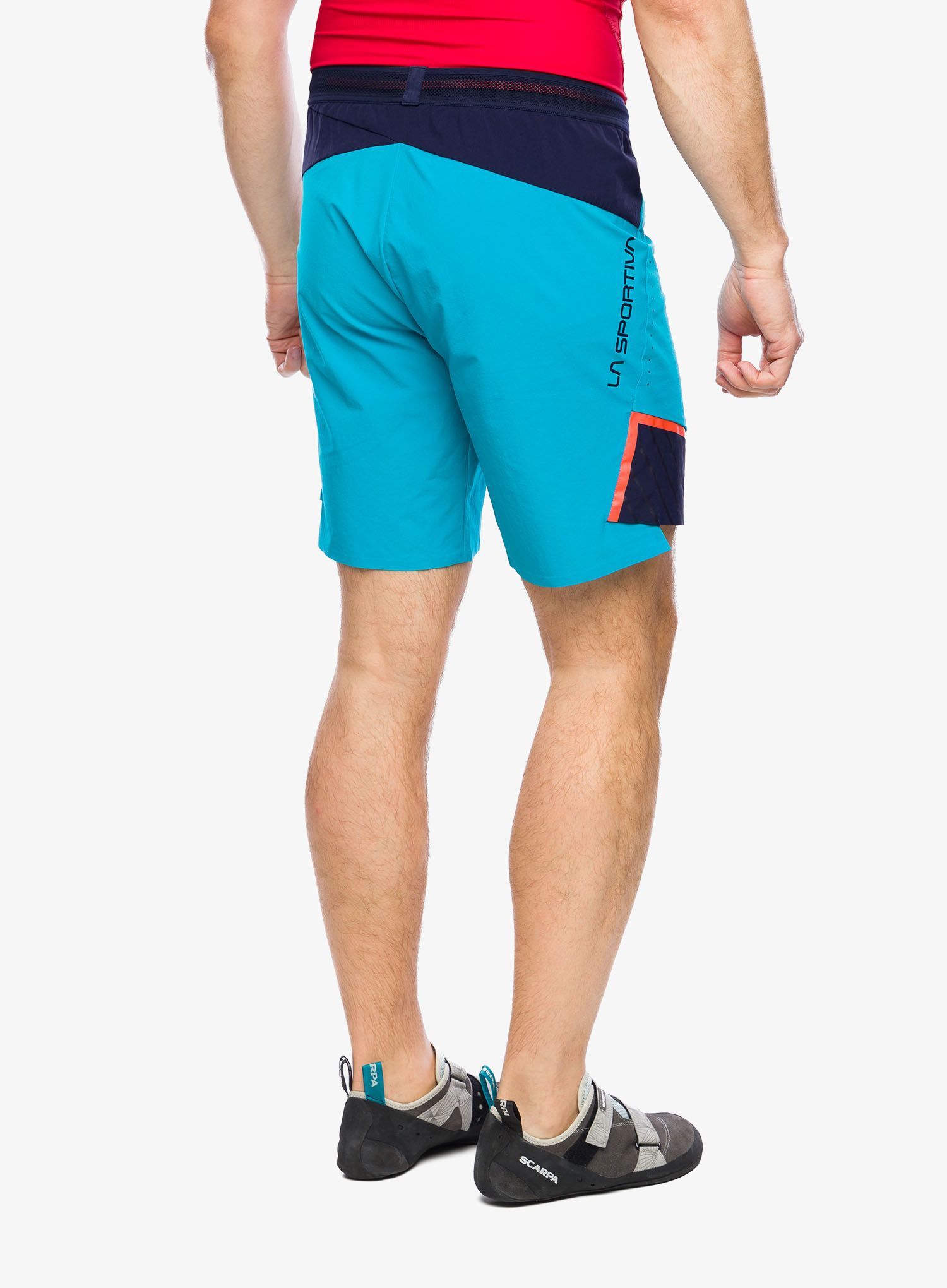 Lezecké kraťasy La Sportiva Comp Short - tropic blue/deep sea