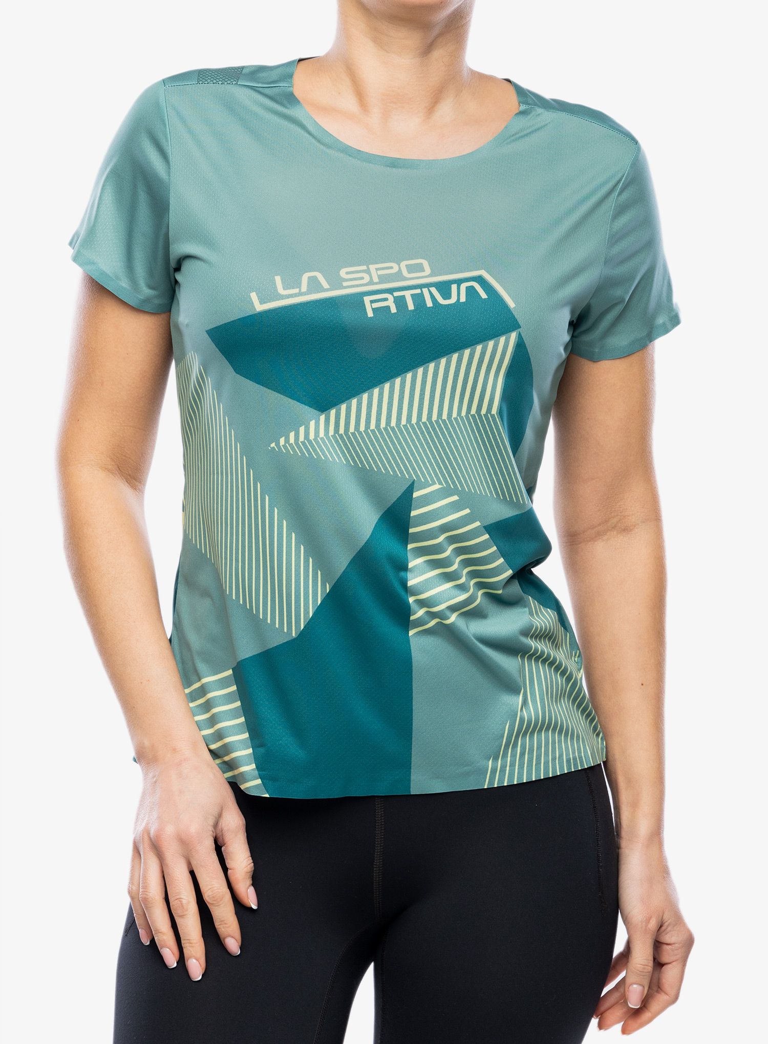 Dámské lezecké triko La Sportiva Comp T-Shirt - juniper/everglade