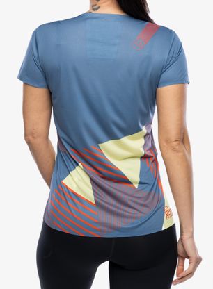 Dámské lezecké triko La Sportiva Comp T-Shirt - moonlight/zest