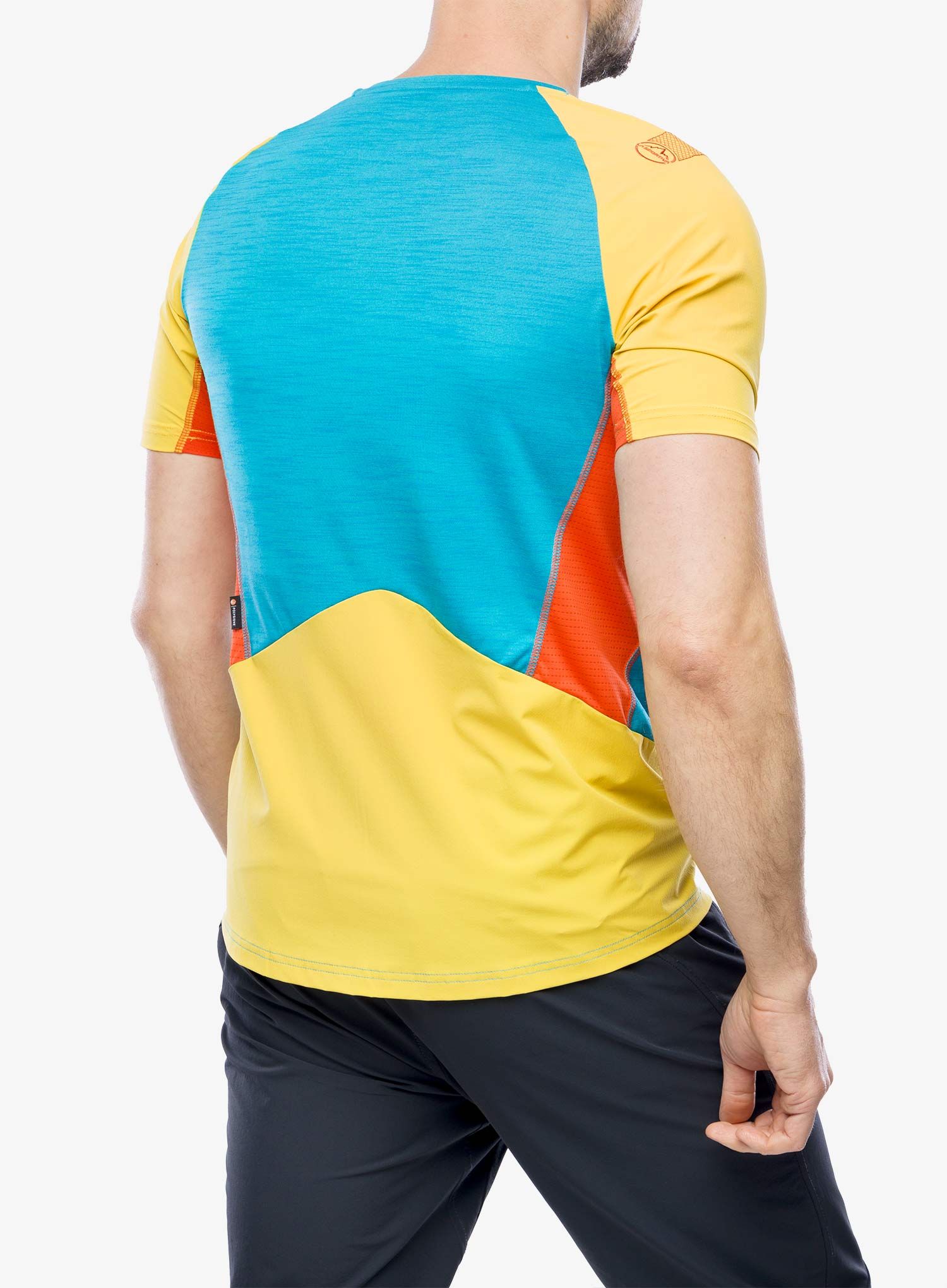 Rychleschnoucí triko La Sportiva Compass T-Shirt - tropic blue/bamboo