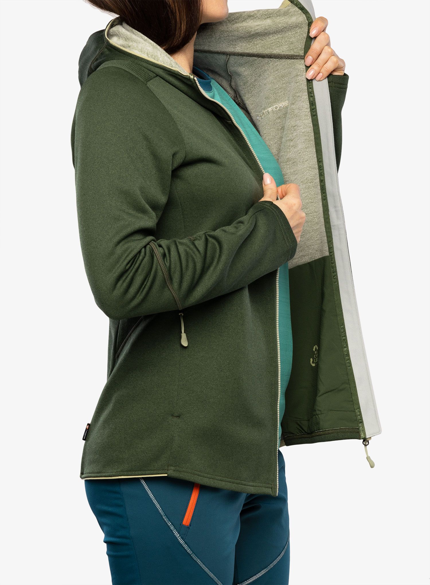 Dámská mikina s kapucí La Sportiva Cosmic Hoody - forest/tea