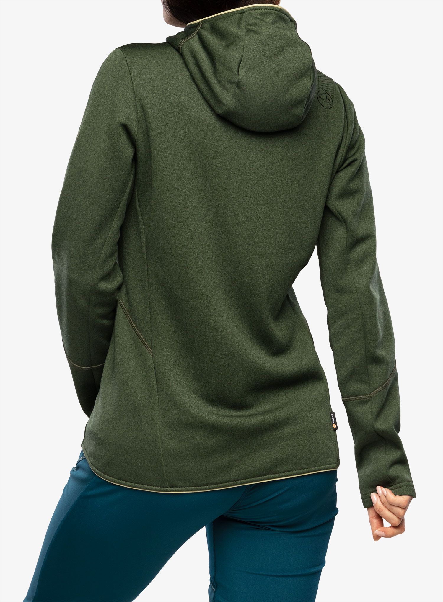 Dámská mikina s kapucí La Sportiva Cosmic Hoody - forest/tea