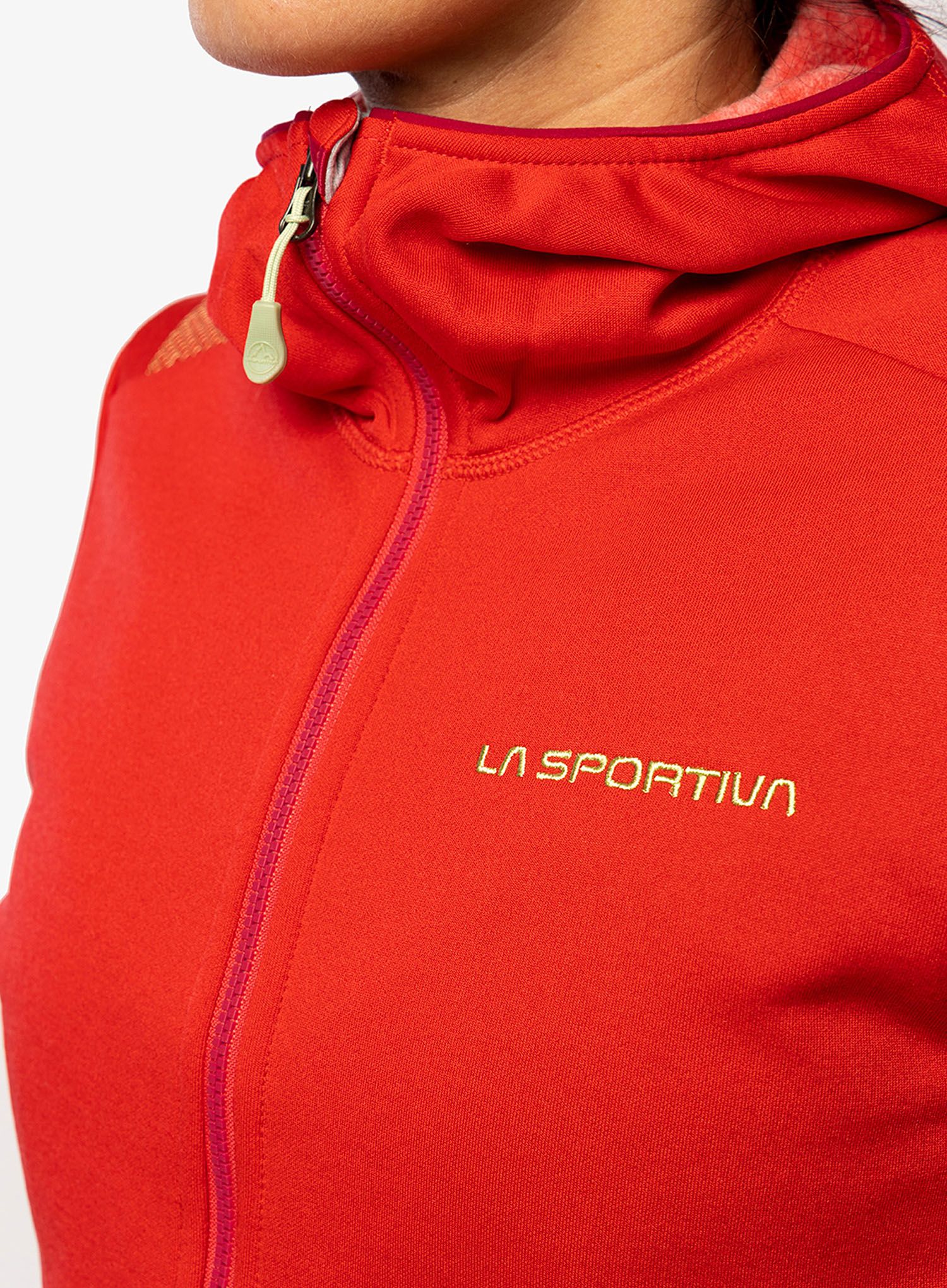Dámská mikina s kapucí La Sportiva Cosmic Hoody - lollipop/cerise