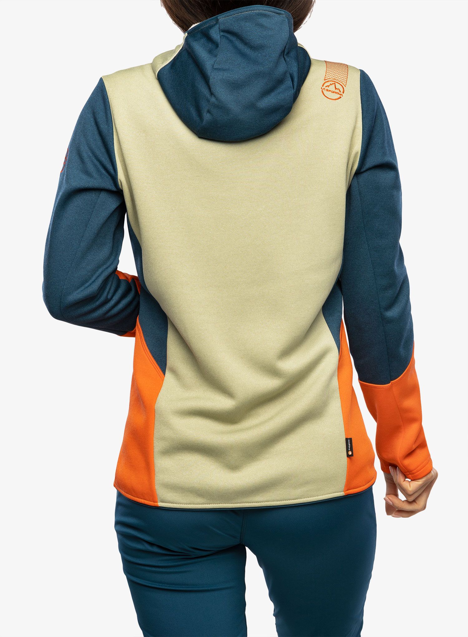 Dámská mikina s kapucí La Sportiva Cosmic Hoody - tea/storm blue