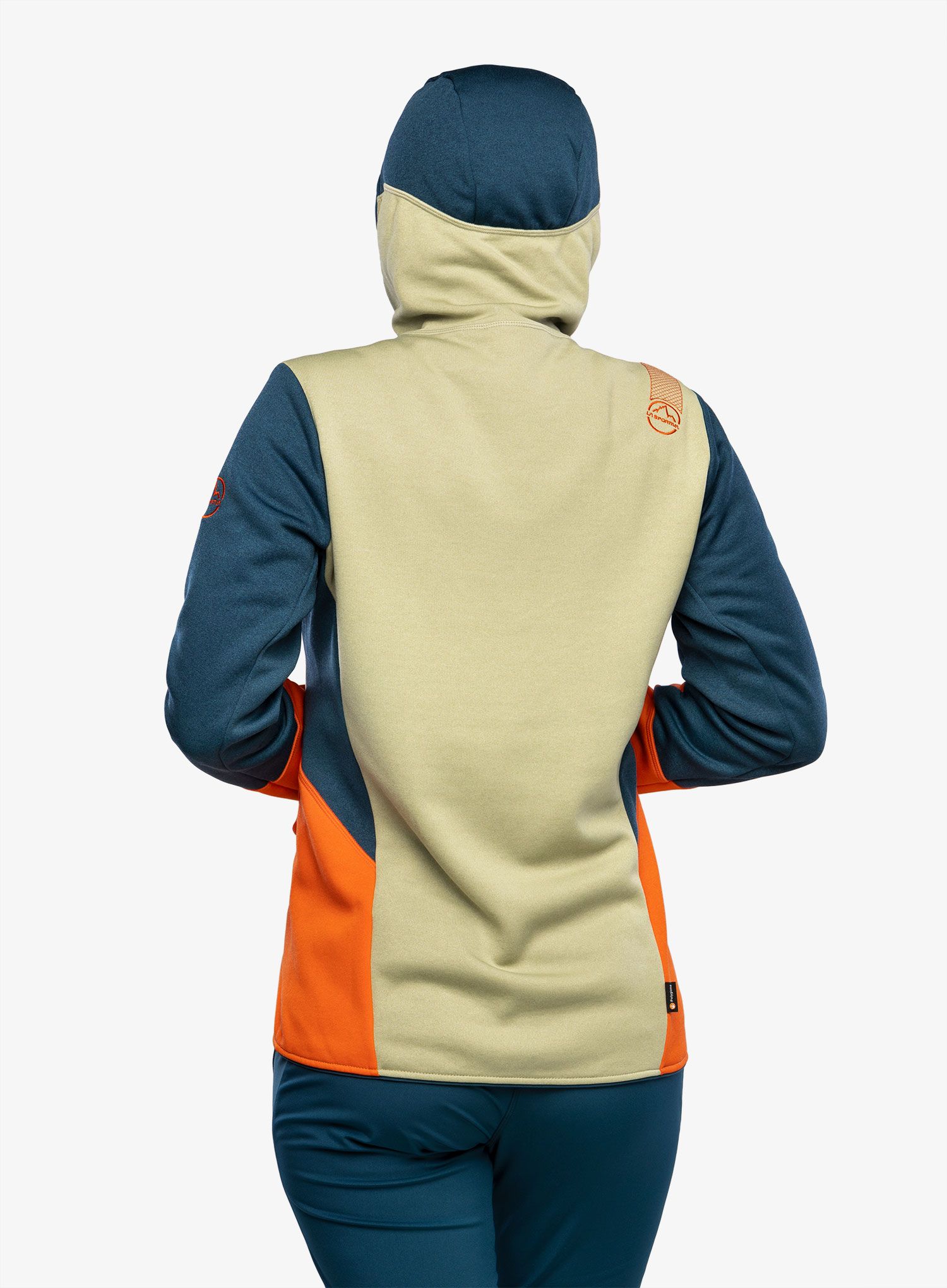 Dámská mikina s kapucí La Sportiva Cosmic Hoody - tea/storm blue